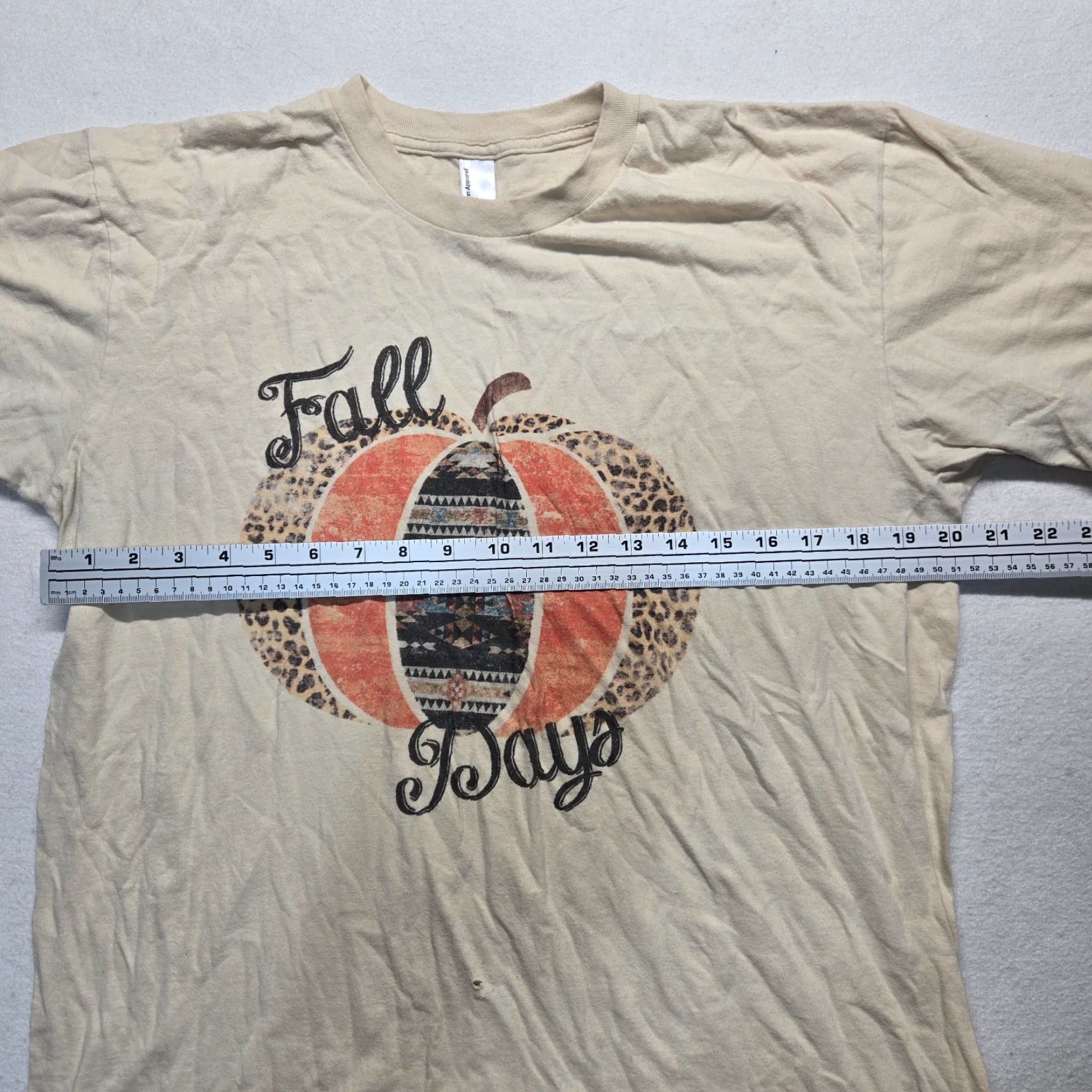 American Apparel VINTAGE American Apparel T-Shirt Short Sleeve Women's Large Brown Casual Spring Fall 2020s Size L / US 10 / IT 46 - 4 Thumbnail
