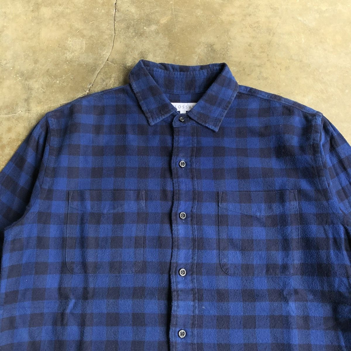 Sugar Cane 2000s Closshi Japan Flanel Plaid Long Slevee Shirt Button Up Size US XL / EU 56 / 4 - 3 Thumbnail