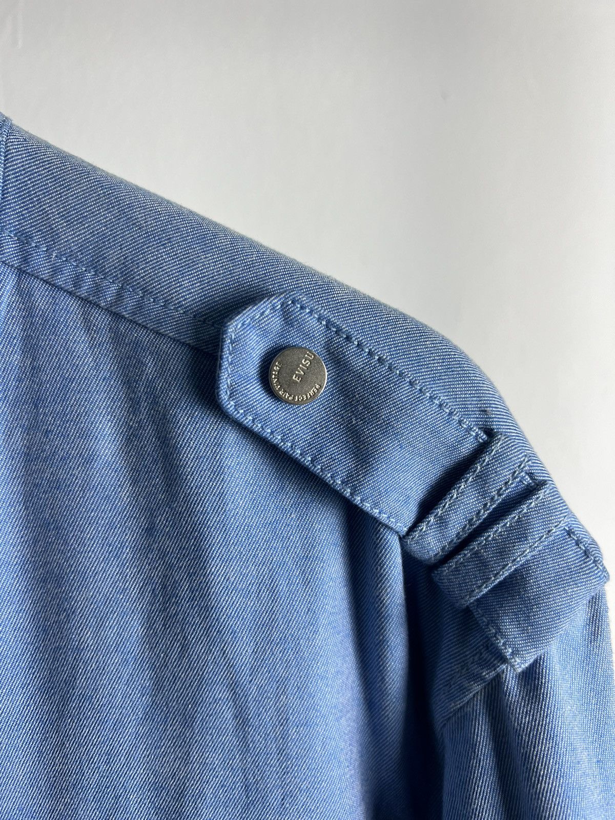 Evisu × Japanese Brand 2000s Evisu Jeans 'Unlimited Jeans Acolistic' Jackets Size US XL / EU 56 / 4 - 7 Thumbnail