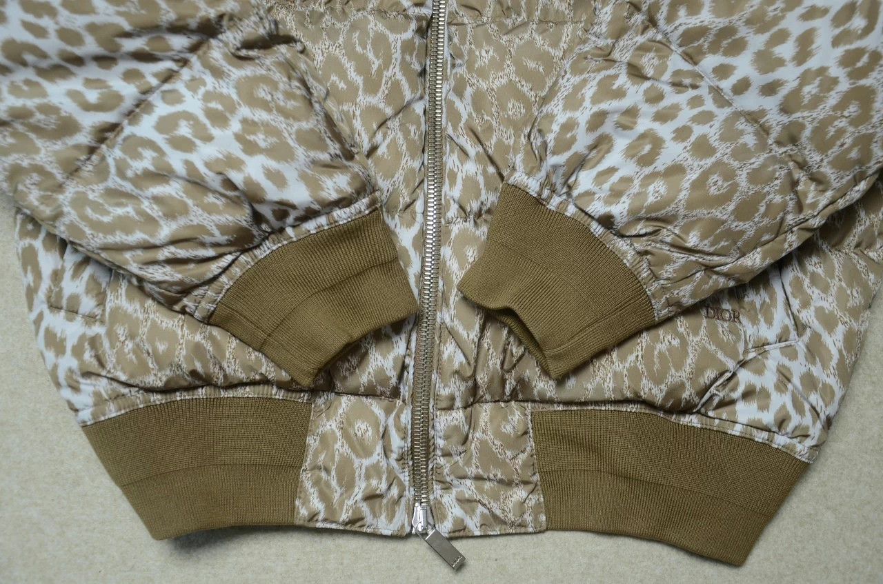 Dior Dior 22SS Leopard Print Down Flight Jacket Size US S / EU 44-46 / 1 - 4 Thumbnail