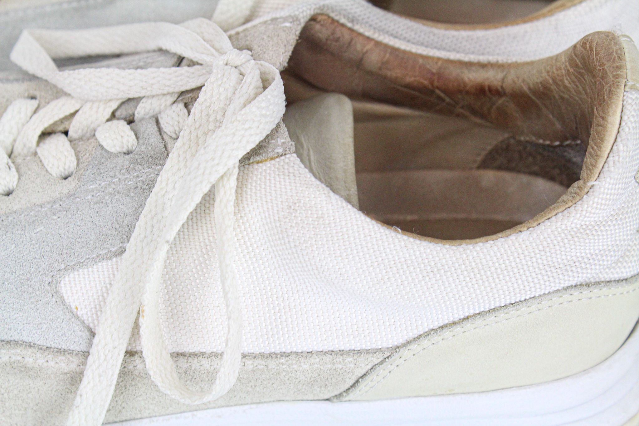 Suitsupply EU42 Grey Off-White Suede Laced 72215 Size US 9 / EU 42 - 12 Thumbnail