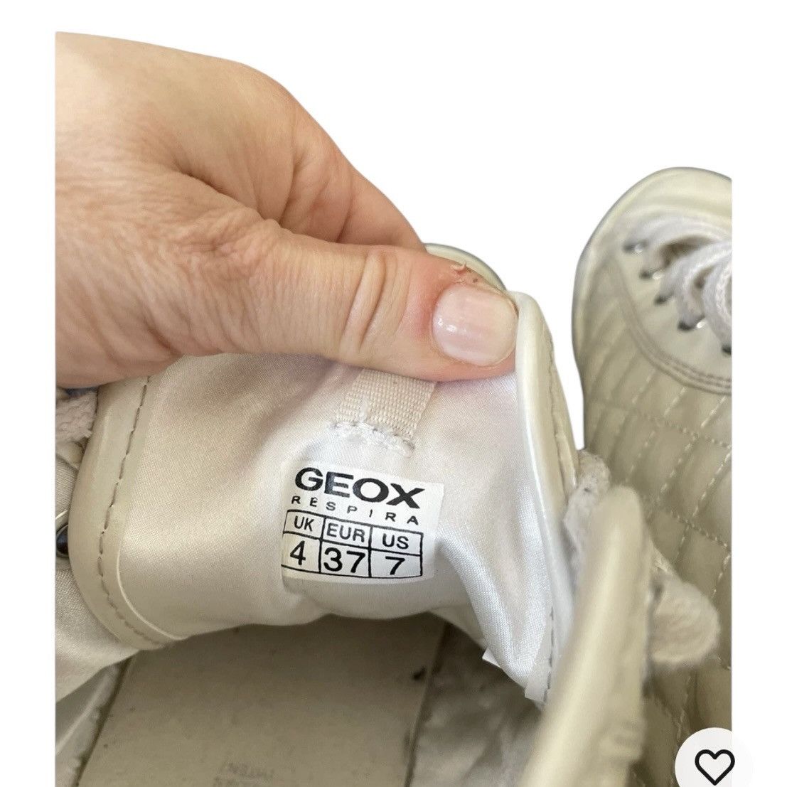 Geox Geox New Club sneakers White patent leather sneakers size 3 Size US 7 / IT 37 - 2 Thumbnail