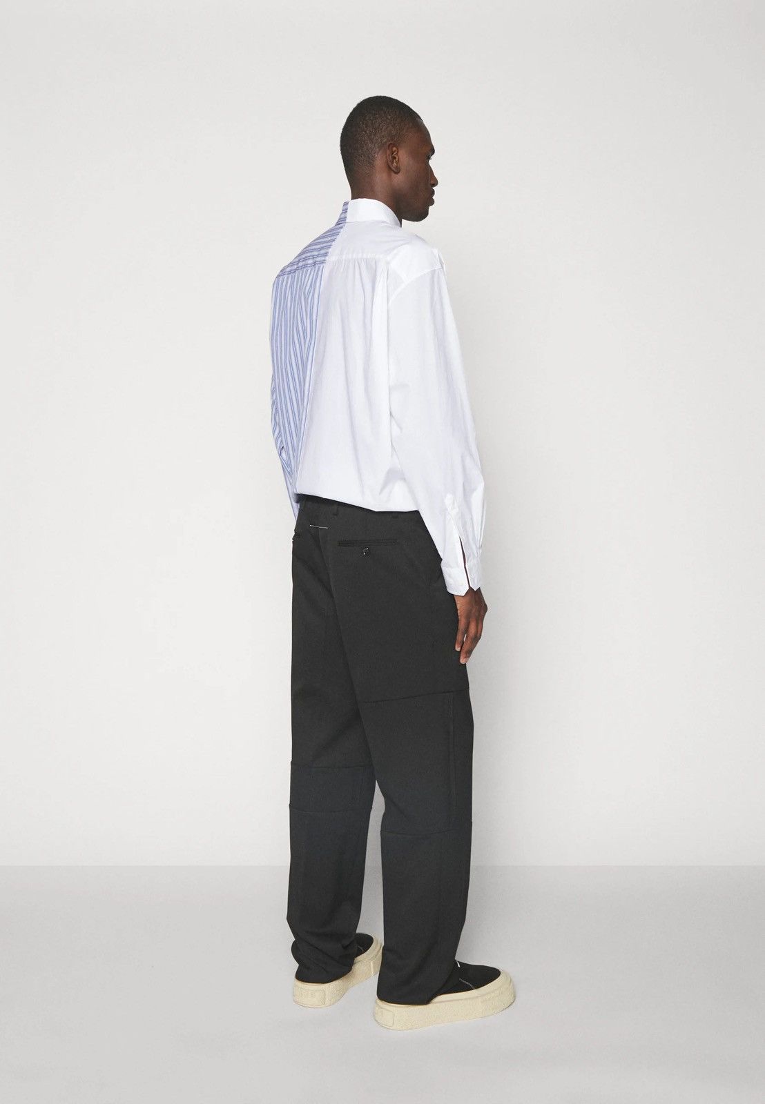 Maison Margiela !DS! SS23 Maison Margiela Reconstructed Black Casual Pants Size US 30 / EU 46 - 5 Thumbnail