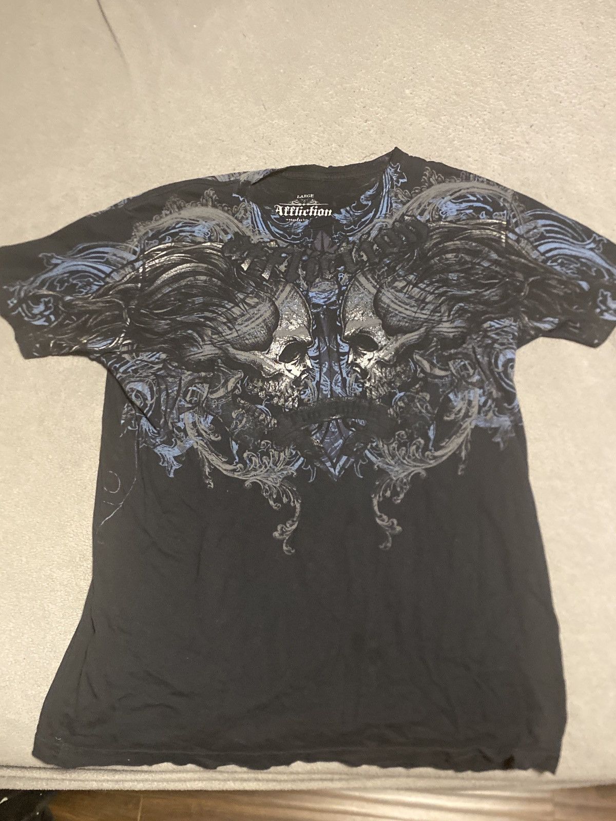 Affliction Vintage Tim Sylvia Affliction Shirt Size US L / EU 52-54 / 3 - 1 Thumbnail