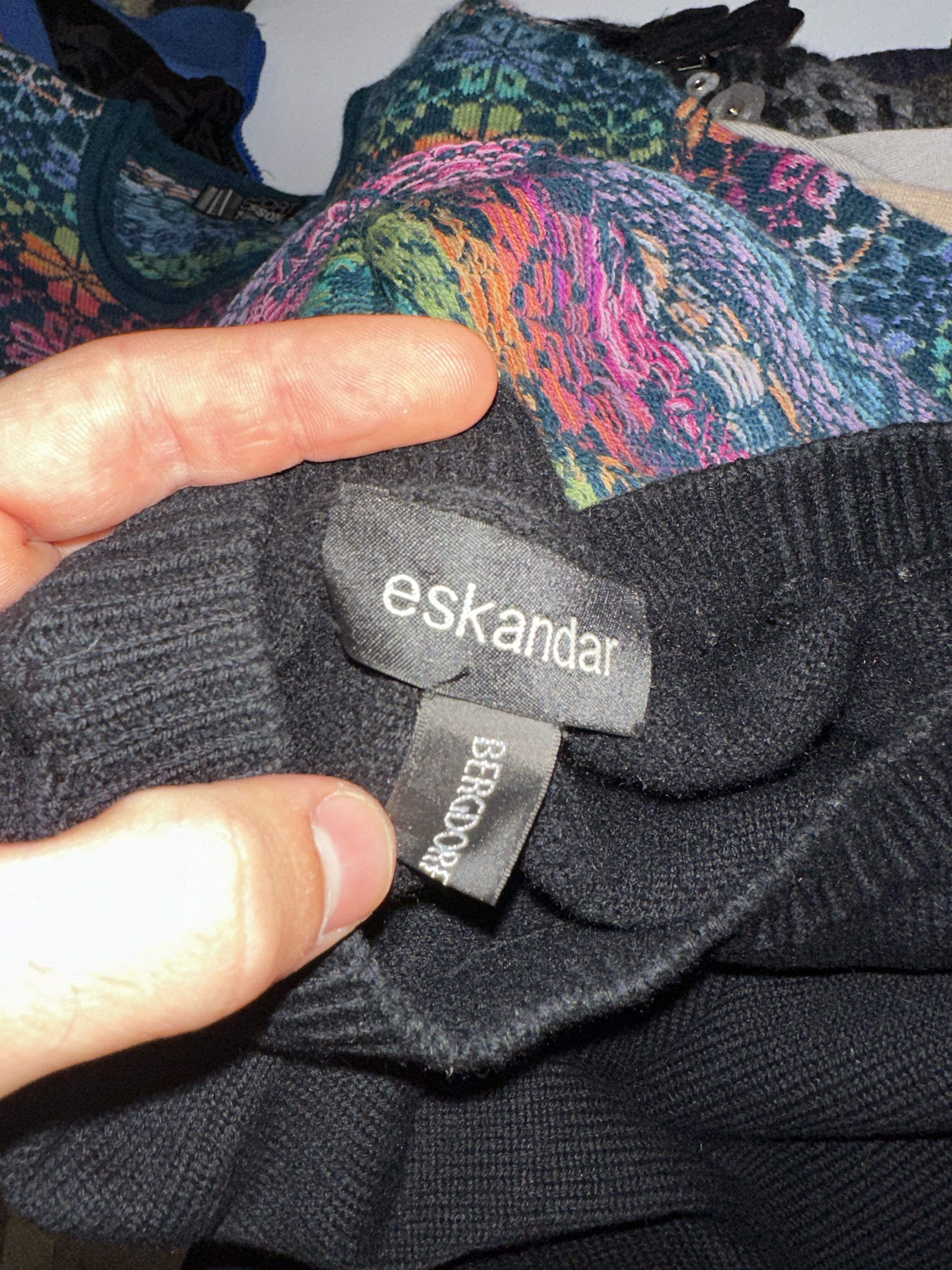 eskandar Rare Eskandar OS Cashmere Knit Oversize Cardigan One Size Size ONE SIZE - 3 Thumbnail