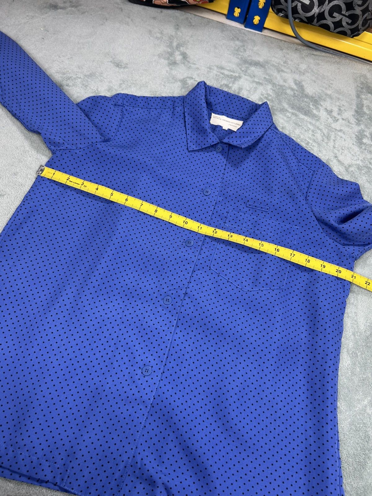 Issey Miyake Vintage 80’s Issey Miyake Blouse Shiseido Polkadot Size L / US 10 / IT 46 - 8 Thumbnail
