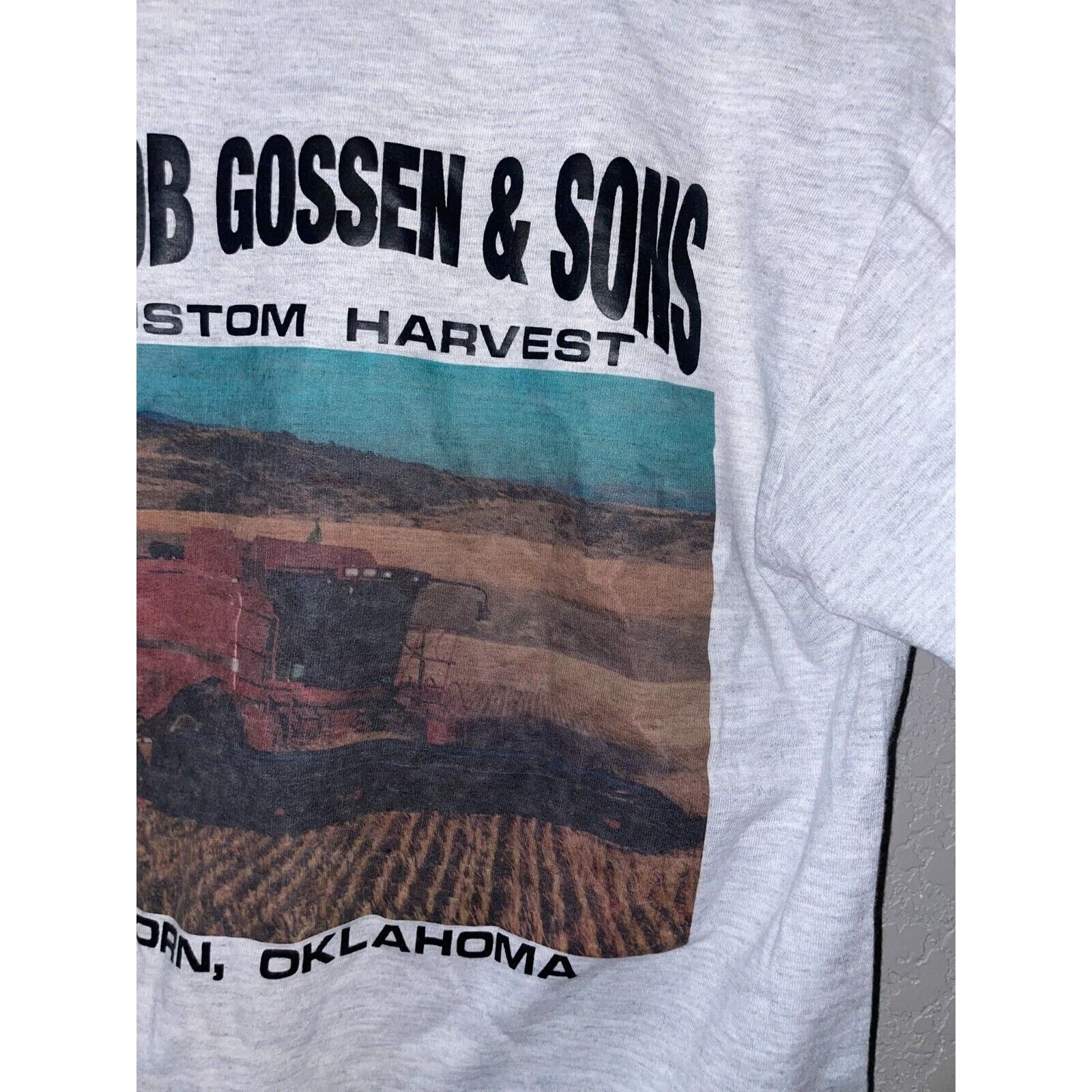 Jerzees Vintage Jacob Gossen & Sons Shirt Custom Corn OK Tee 90s S Size US S / EU 44-46 / 1 - 9 Thumbnail