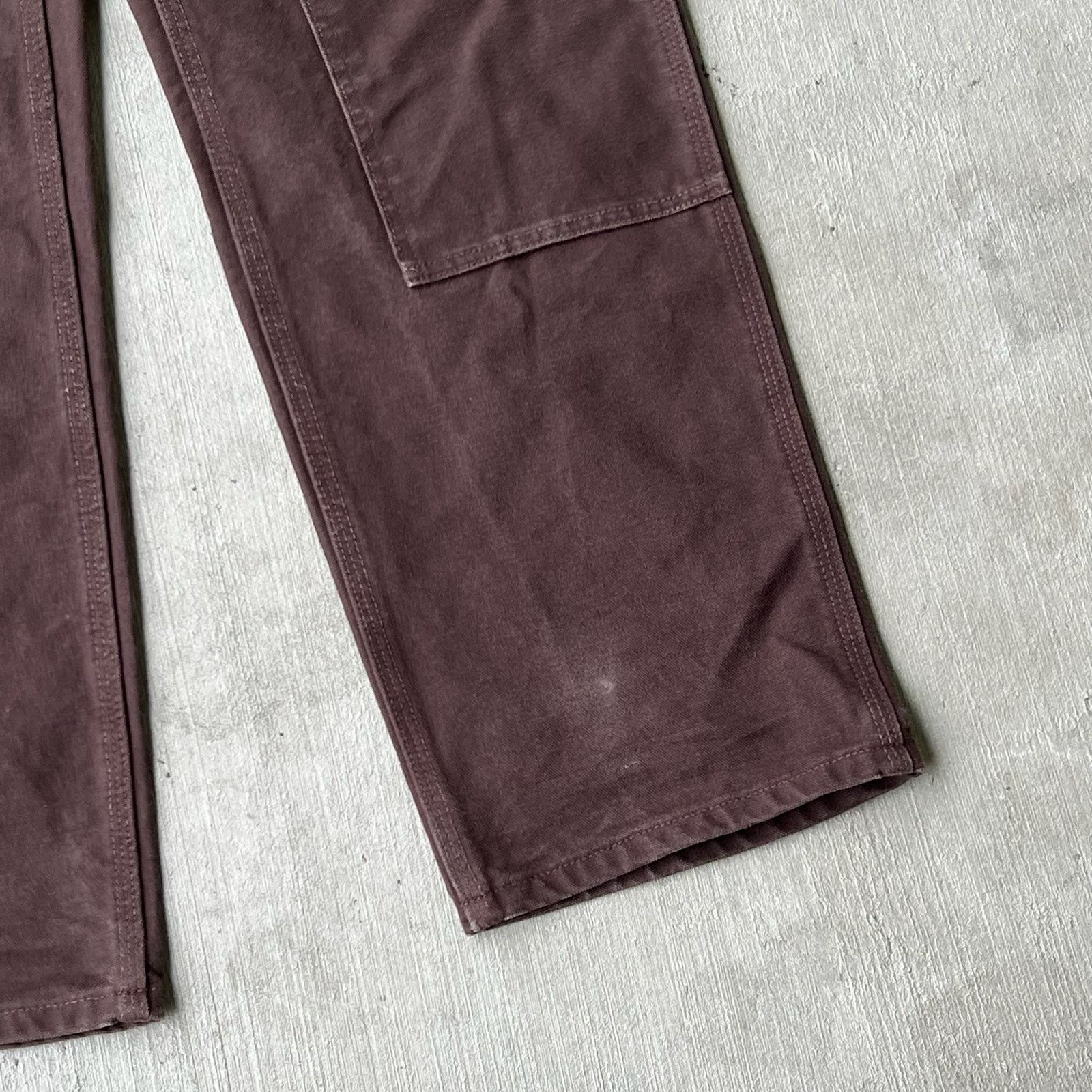 Carhartt × Vintage Carhartt brown double knee work wear carpenter pants Size US 31 - 3 Thumbnail