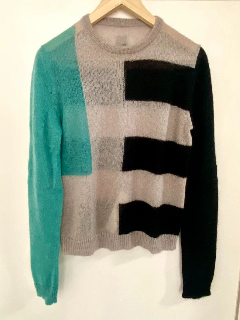 Rick Owens Rick Owens Color matching wool knitwear sweater Size US L / EU 52-54 / 3 - 1 Thumbnail