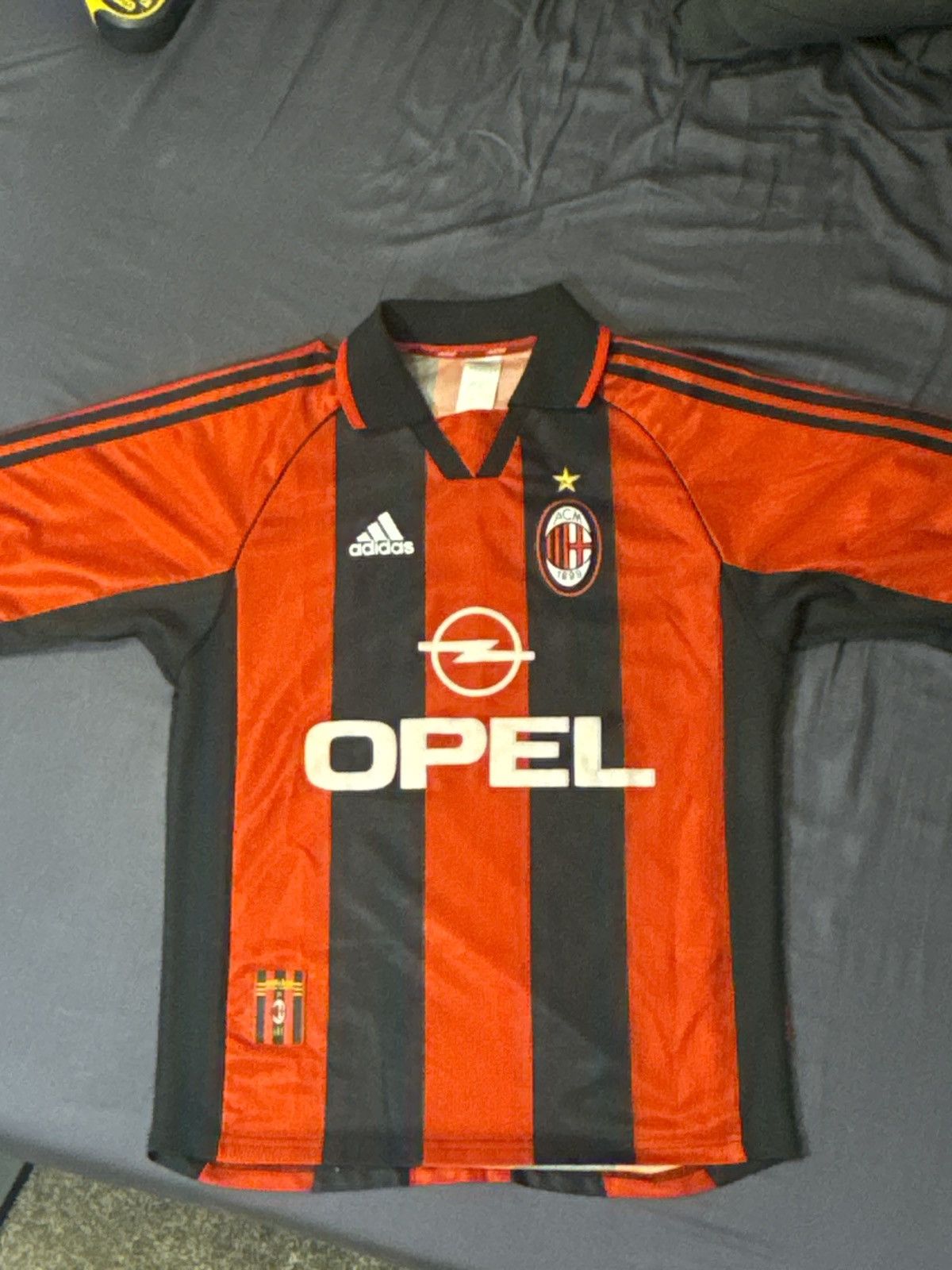 Adidas × Vintage Vintage AC Milan 98-99 Home Jersey Size US S / EU 44-46 / 1 - 1 Thumbnail