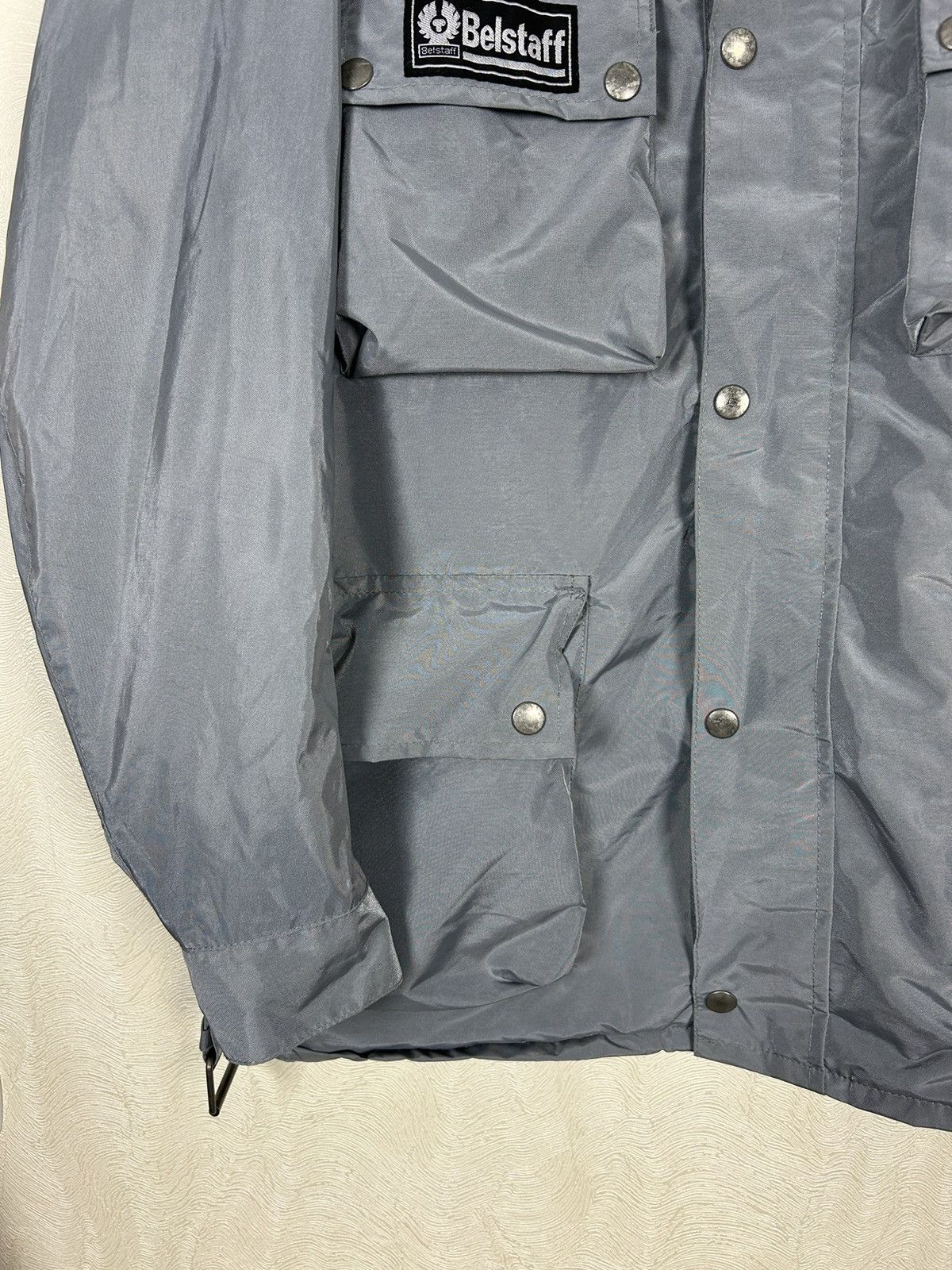 Belstaff × Vintage BELSTAFF Roadmaster Nylon Biker Belted Jacket Vintage Size US L / EU 52-54 / 3 - 4 Thumbnail