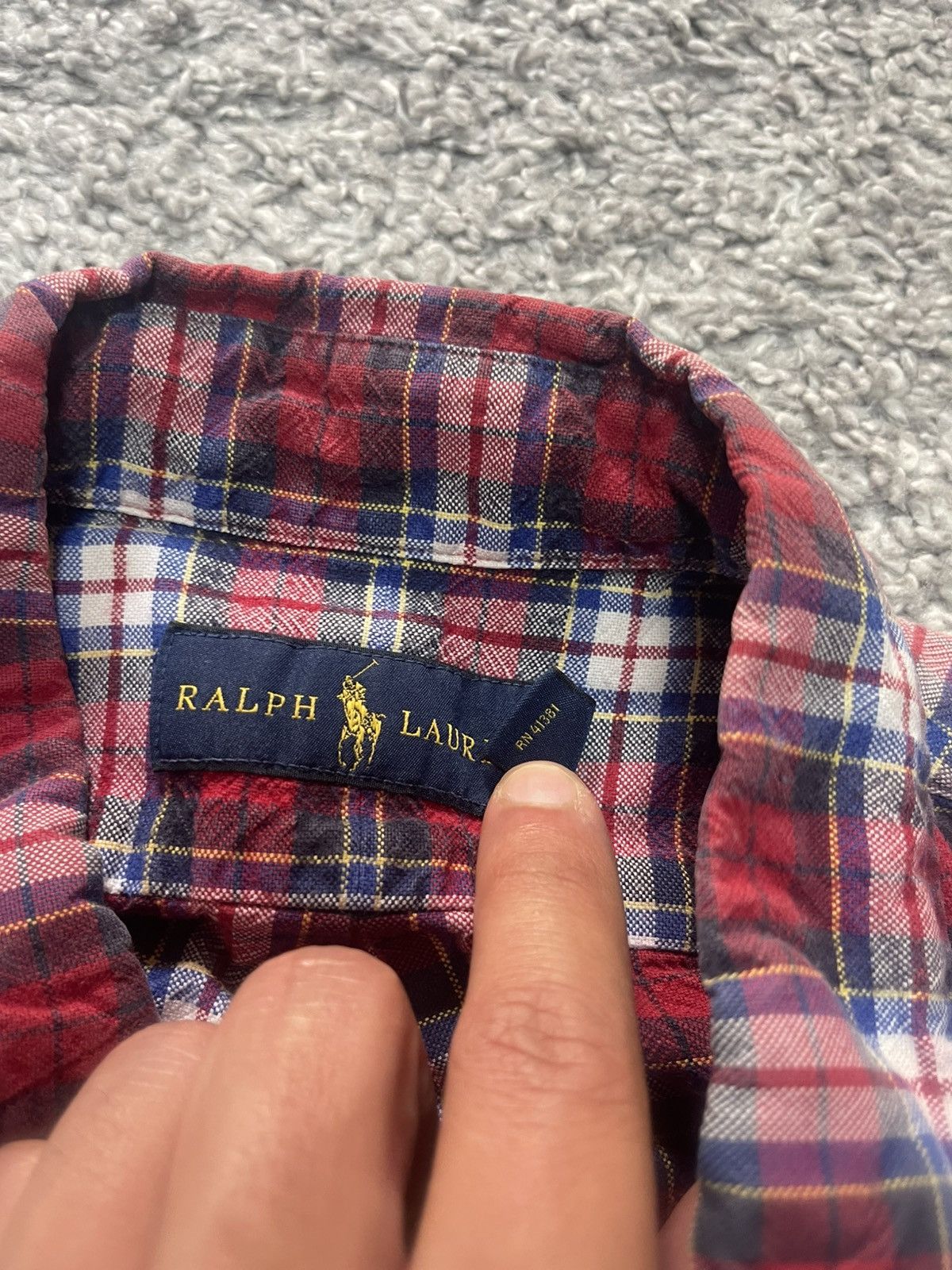 Ralph Lauren × Vintage RALPH LAUREN VINTAGE CHEKERED PLAID SHIRT SIZE XS Size XS / US 0-2 / IT 36-38 - 10 Thumbnail