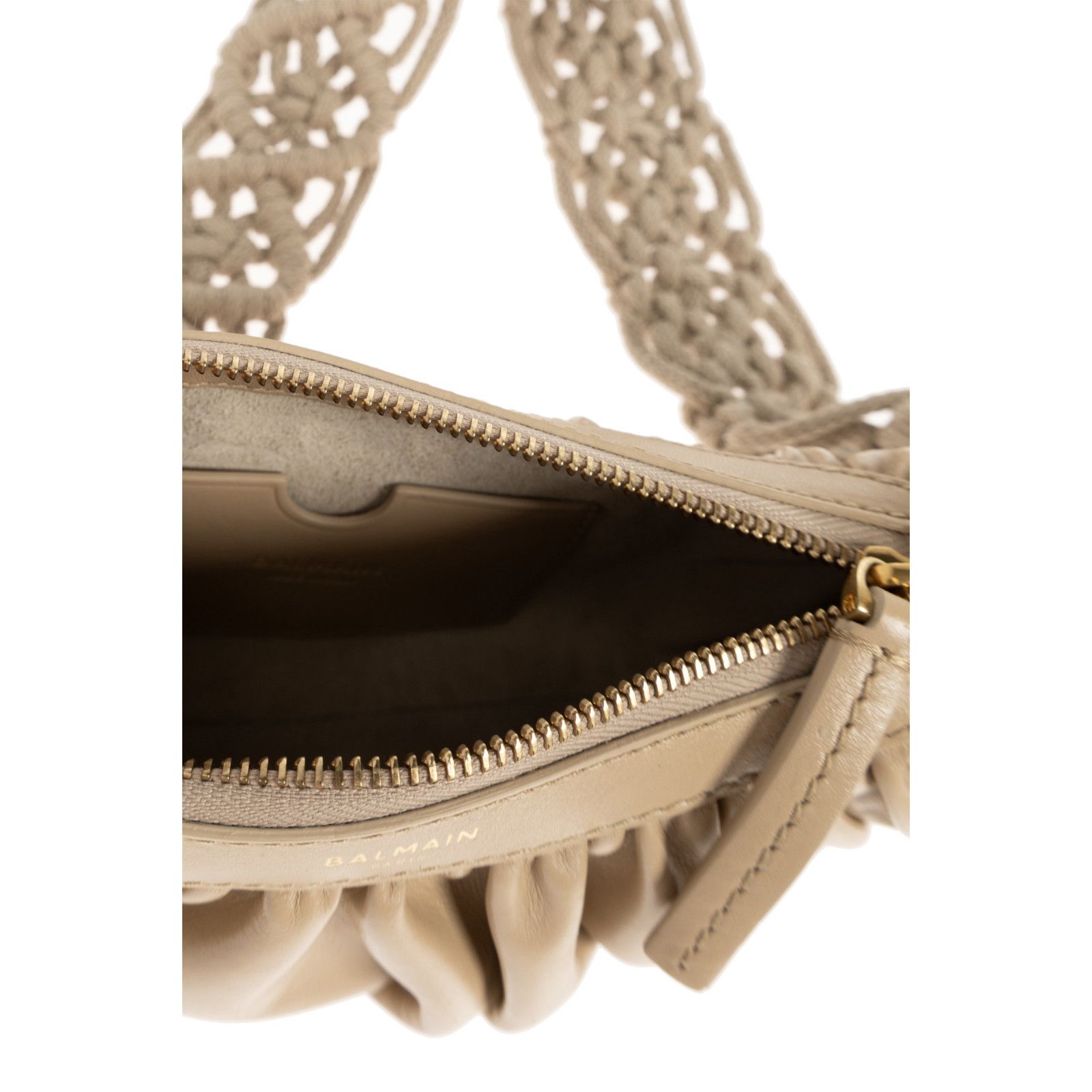 Balmain BALMAIN Ebene Mini Beige Shoulder Bag New & Authentic Size ONE SIZE - 4 Thumbnail