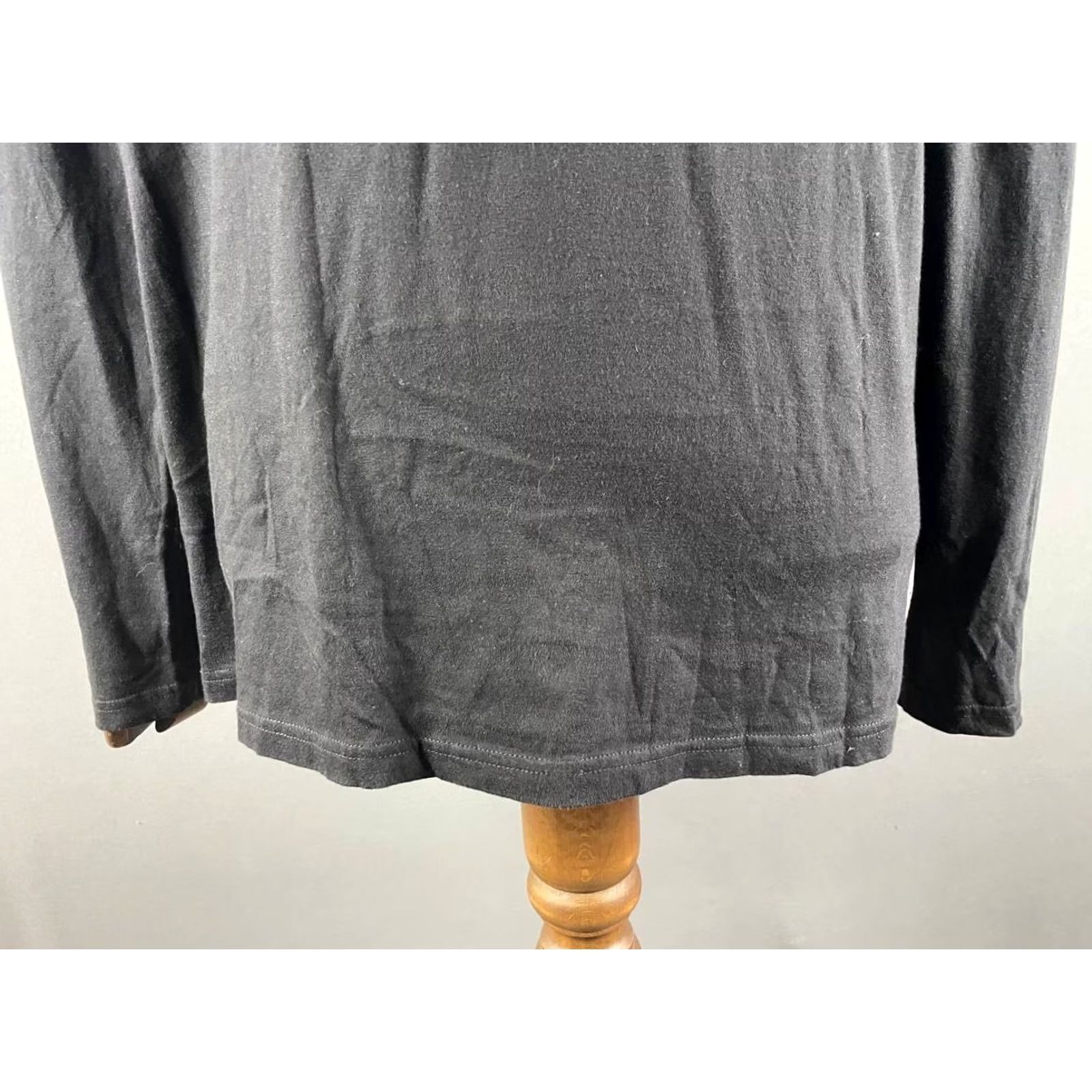 Desigual Desigual Henley Shirt Size L Black Series Stop The World Long Sleeve Mens Size US L / EU 52-54 / 3 - 6 Thumbnail