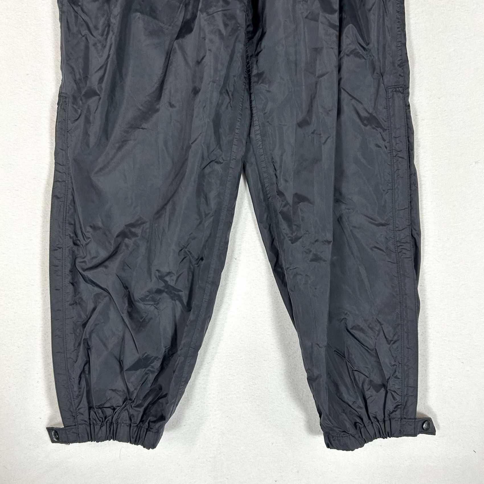 Vintage VINTAGE REI Elements Nylon Sweatpants Women's 10 Black Side Zip Leg Tapered Pockets Elastic Waist Sweatpants Mens? Size 32" / US 10 / IT 46 - 3 Thumbnail