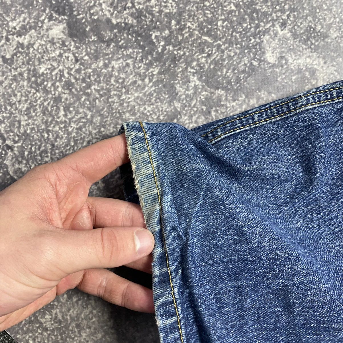 Vintage Vintage Carhartt Wip Patch Logo Blue Streetwear denim jeans Size US 34 / EU 50 - 9 Thumbnail