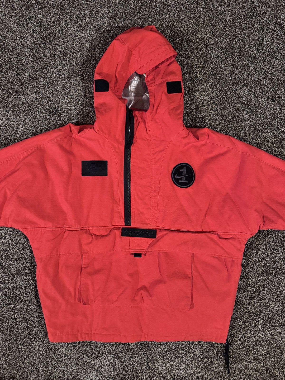 Nike Air Force Half-Zip Fleece Pullover Sweatshirt