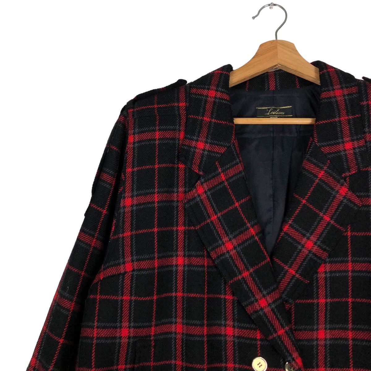 Japanese Brand 🔥Vtg Lelian Bomber Jacket Tartan Design Punk Design Japan Size US M / EU 48-50 / 2 - 7 Thumbnail