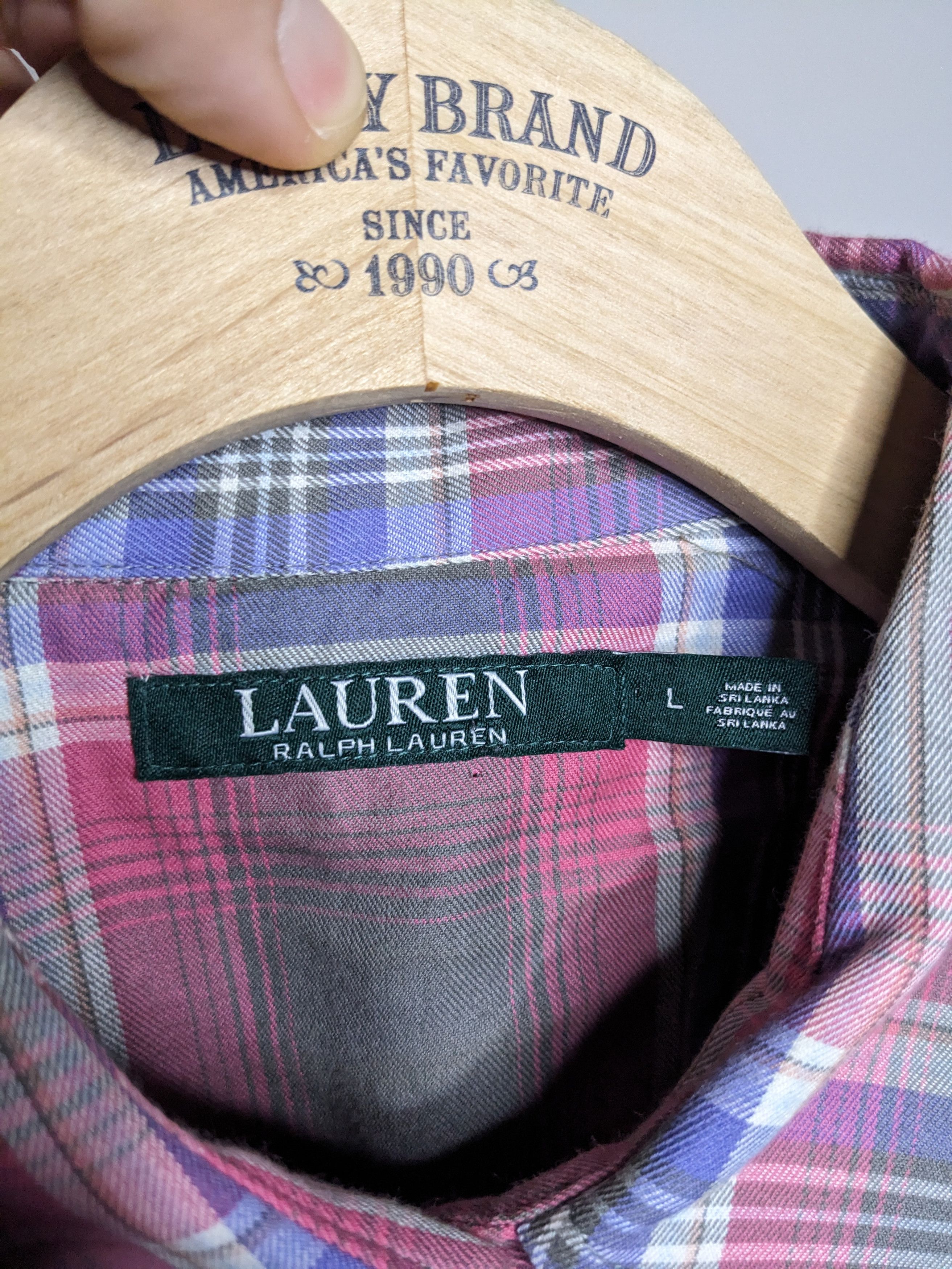 Lauren Ralph Lauren Ralph Lauren Plaid Pearl Snap Shirt Woman Large Pink Western Size L / US 10 / IT 46 - 10 Thumbnail