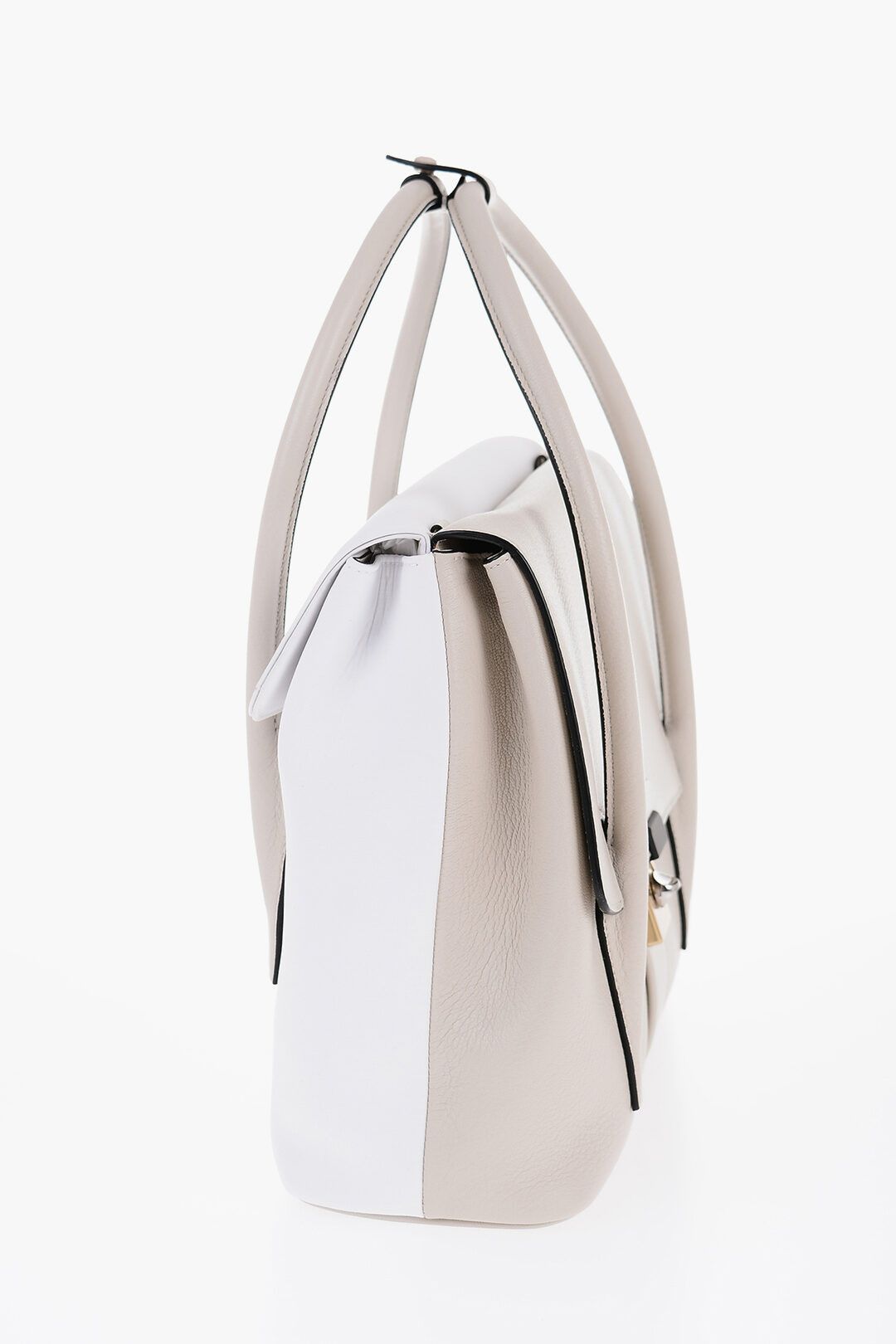 Maison Margiela og1mm1224 Size: OS / Two-Tone Cotton & Leather Hand Bag Size ONE SIZE - 2 Thumbnail