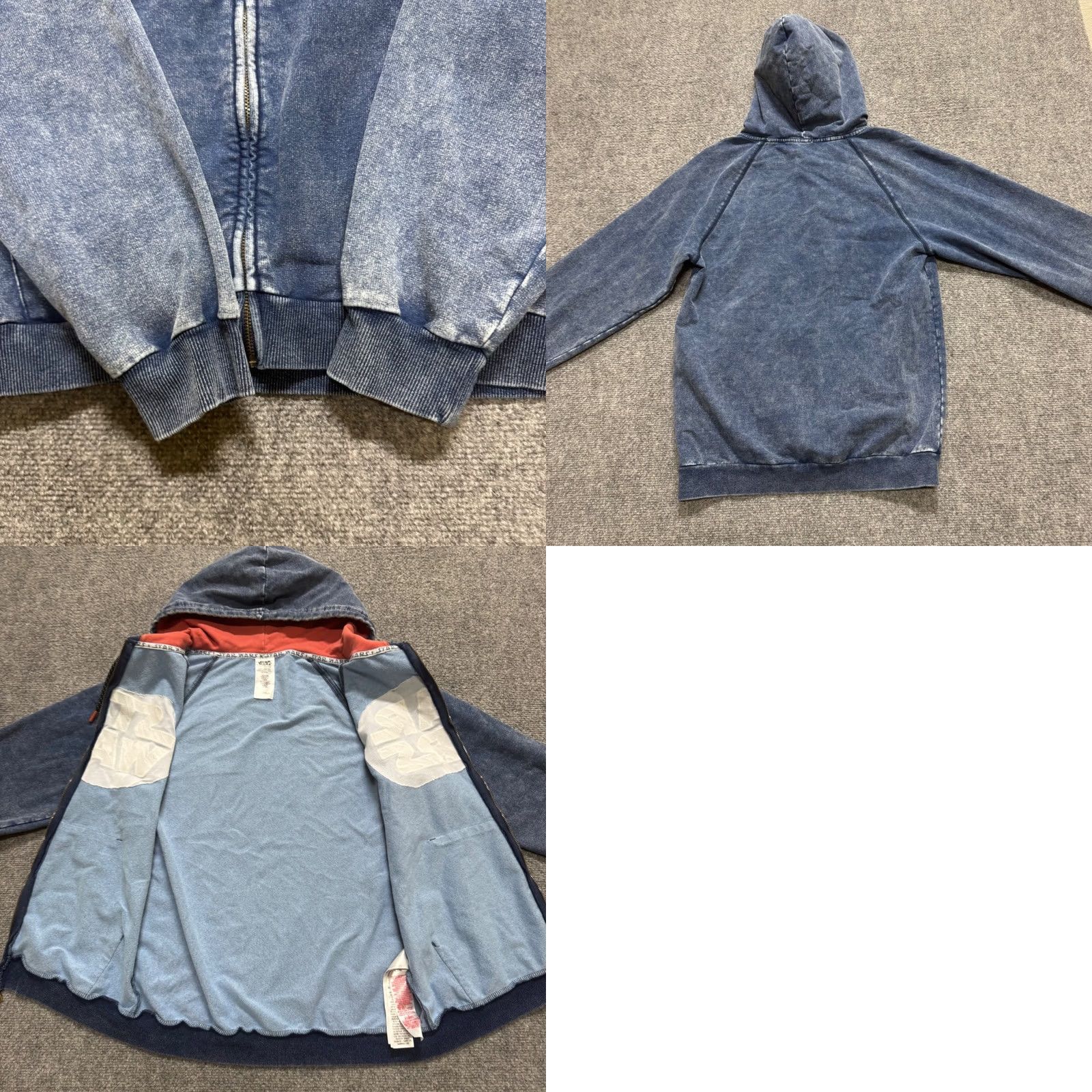 Disney VINTAGE Star Wars Full-zip Jacket Mens S Navy Blue Stone Washed 90s Disney Red Size US S / EU 44-46 / 1 - 8 Thumbnail