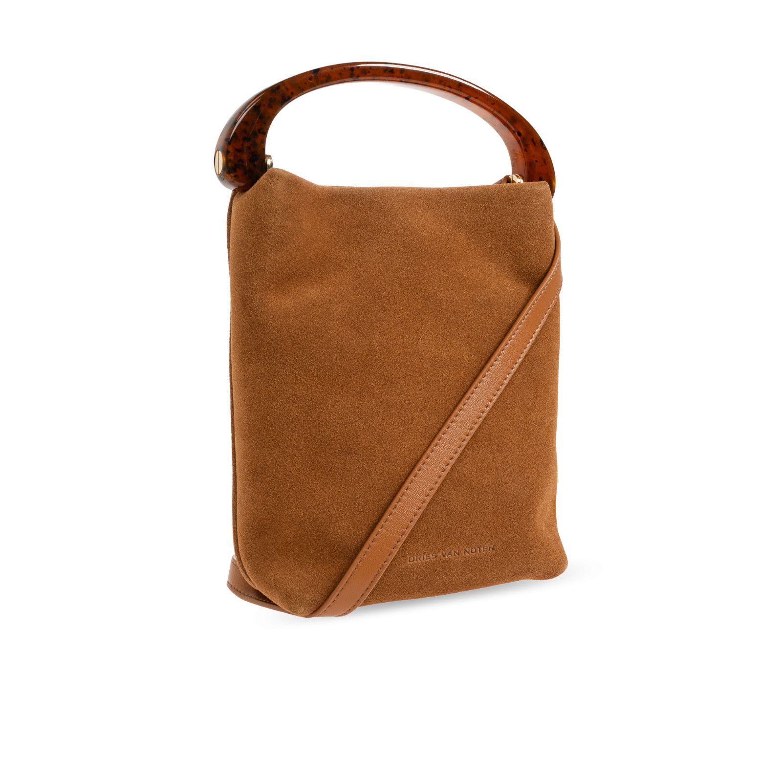 Dries Van Noten DRIES VAN NOTEN Brown Suede Shoulder Bag New Authentic Size ONE SIZE - 2 Thumbnail