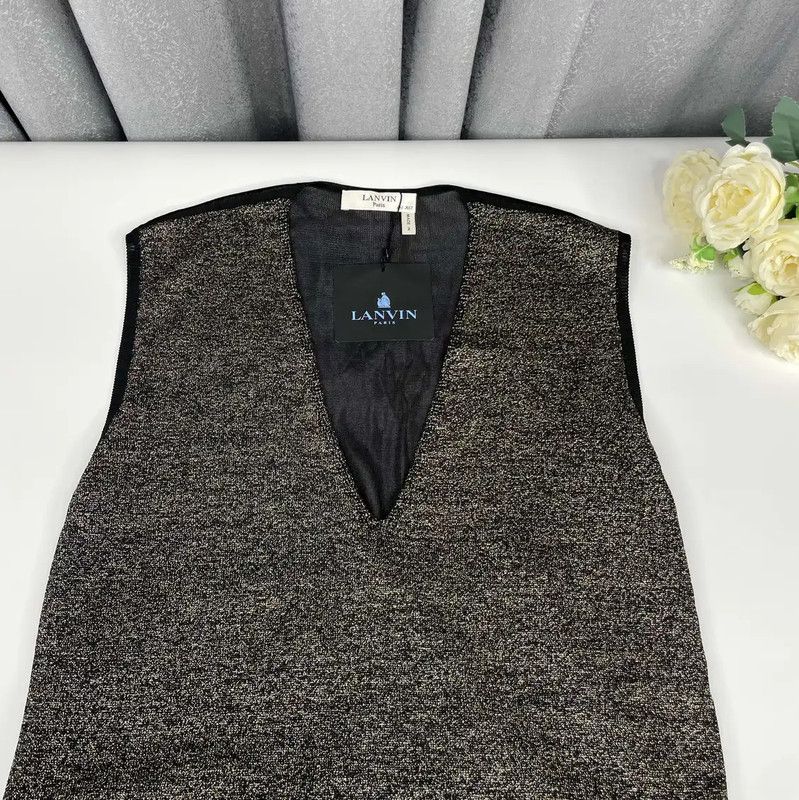 Lanvin Lanvin Brown Polyester Women's T-Shirt 0089 Size M / US 6-8 / IT 42-44 - 1 Thumbnail