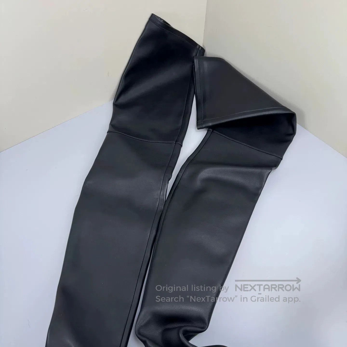 Maison Margiela Maison Margiela Black and White Long Boots. Size US 6 / IT 36 - 6 Thumbnail