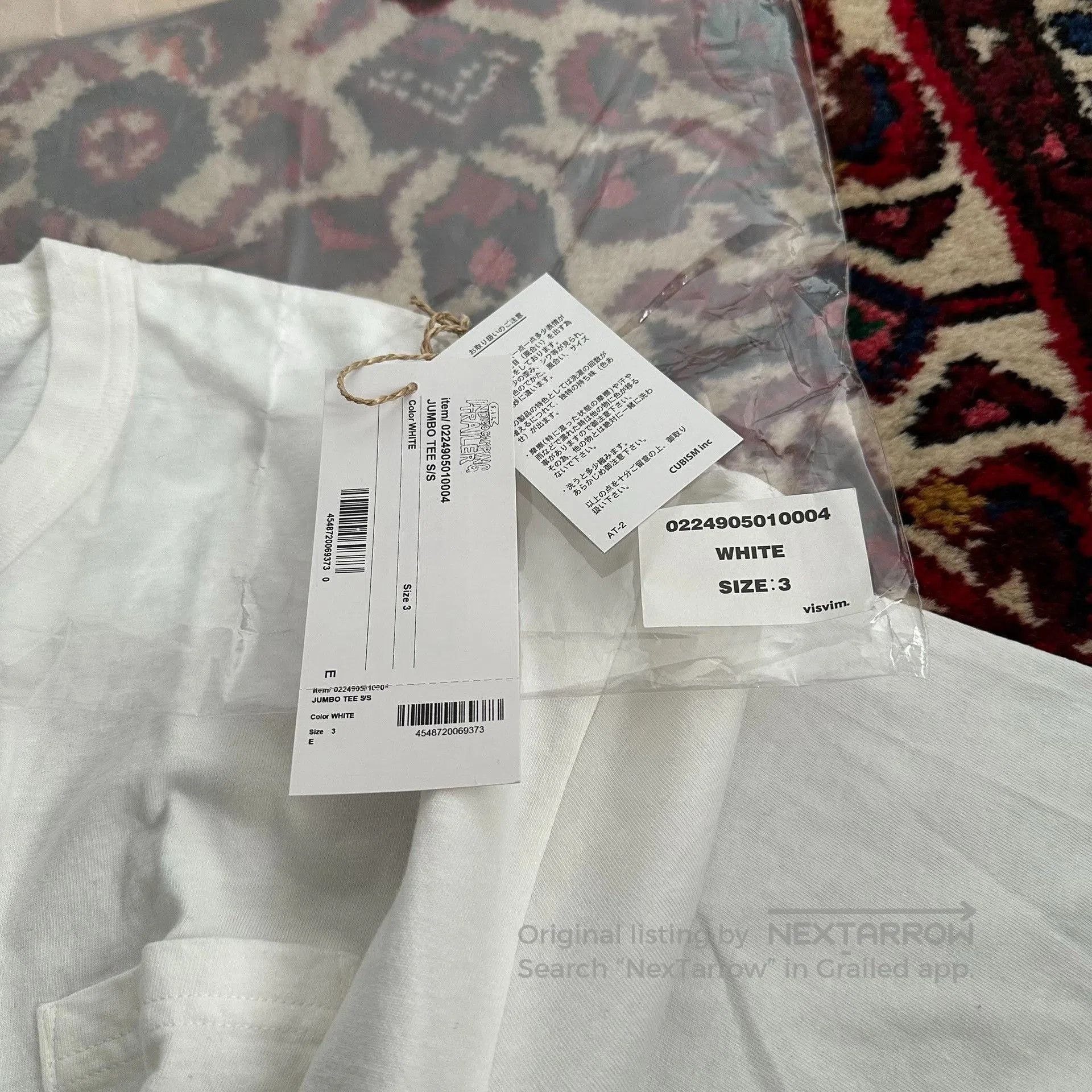 Visvim VISVIM 24AW ICT JUMBO TEE S/S. Size US L / EU 52-54 / 3 - 8 Thumbnail