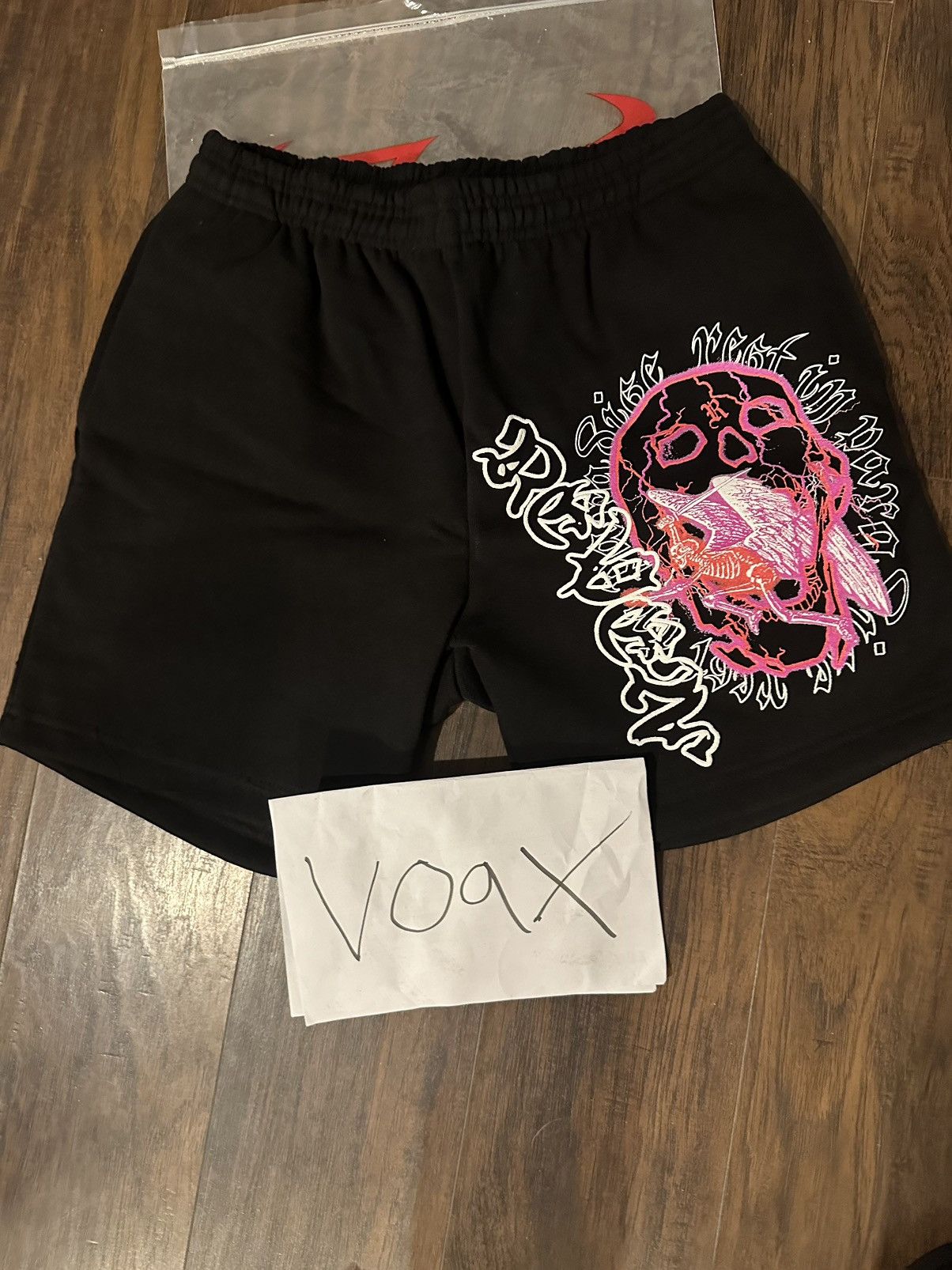 Revenge Skeleton Angel Shorts Size US 29 - 2 Thumbnail