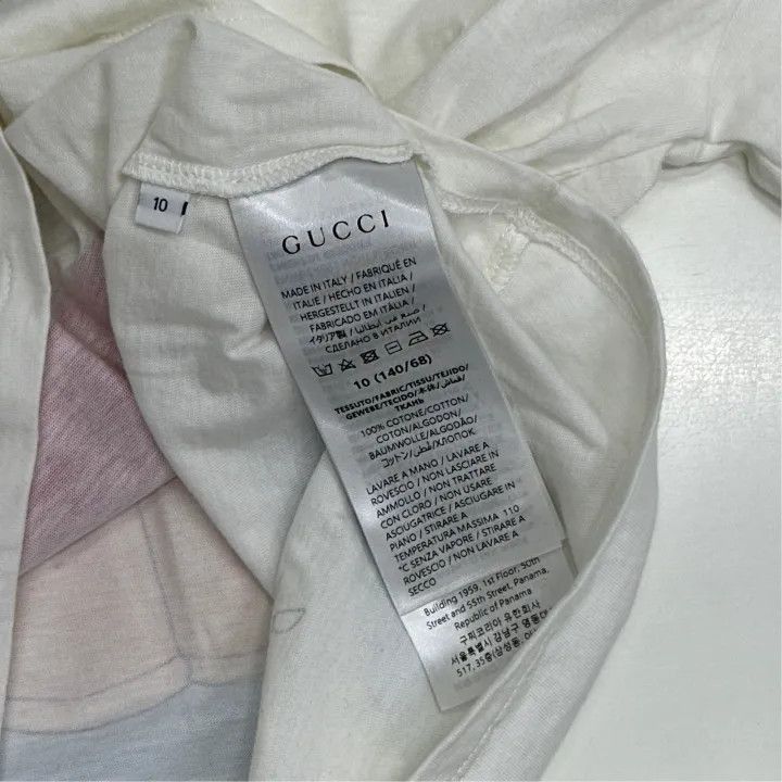 Gucci Gucci Kids White Cherry Logo T-Shirt-2507 Size US M / EU 48-50 / 2 - 3 Thumbnail