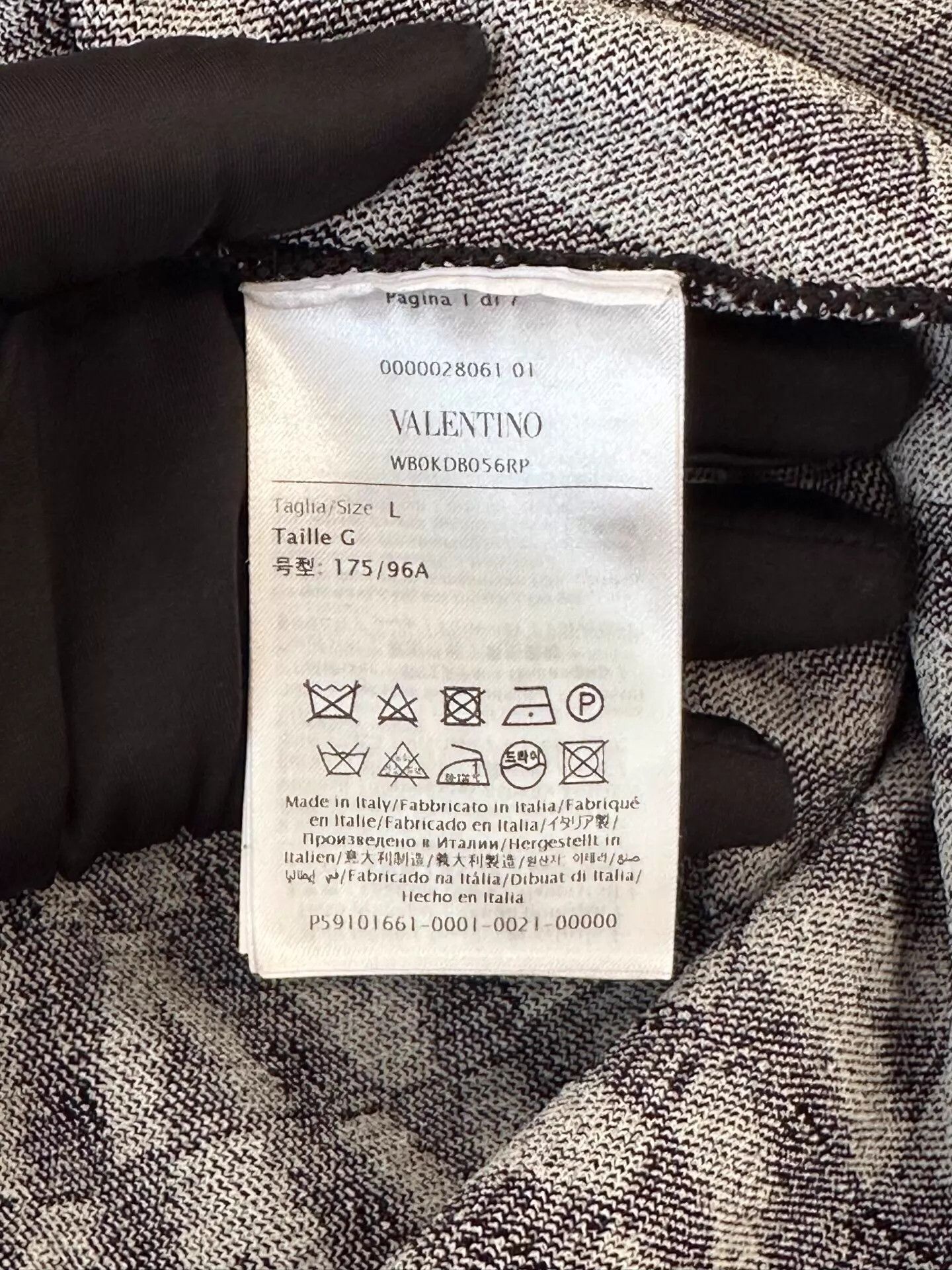 Valentino Valentino Women's B&W Colorblocked V-Logo Dress L Size L / US 10 / IT 46 - 6 Thumbnail