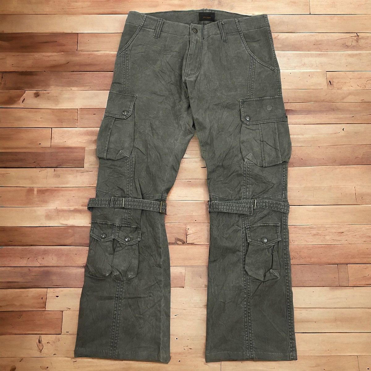 Issey Miyake × Tete Homme × Vintage 🔥FLARE🔥Tete Homme Bondage Parachute Bootcut Size US 34 / EU 50 - 1 Thumbnail