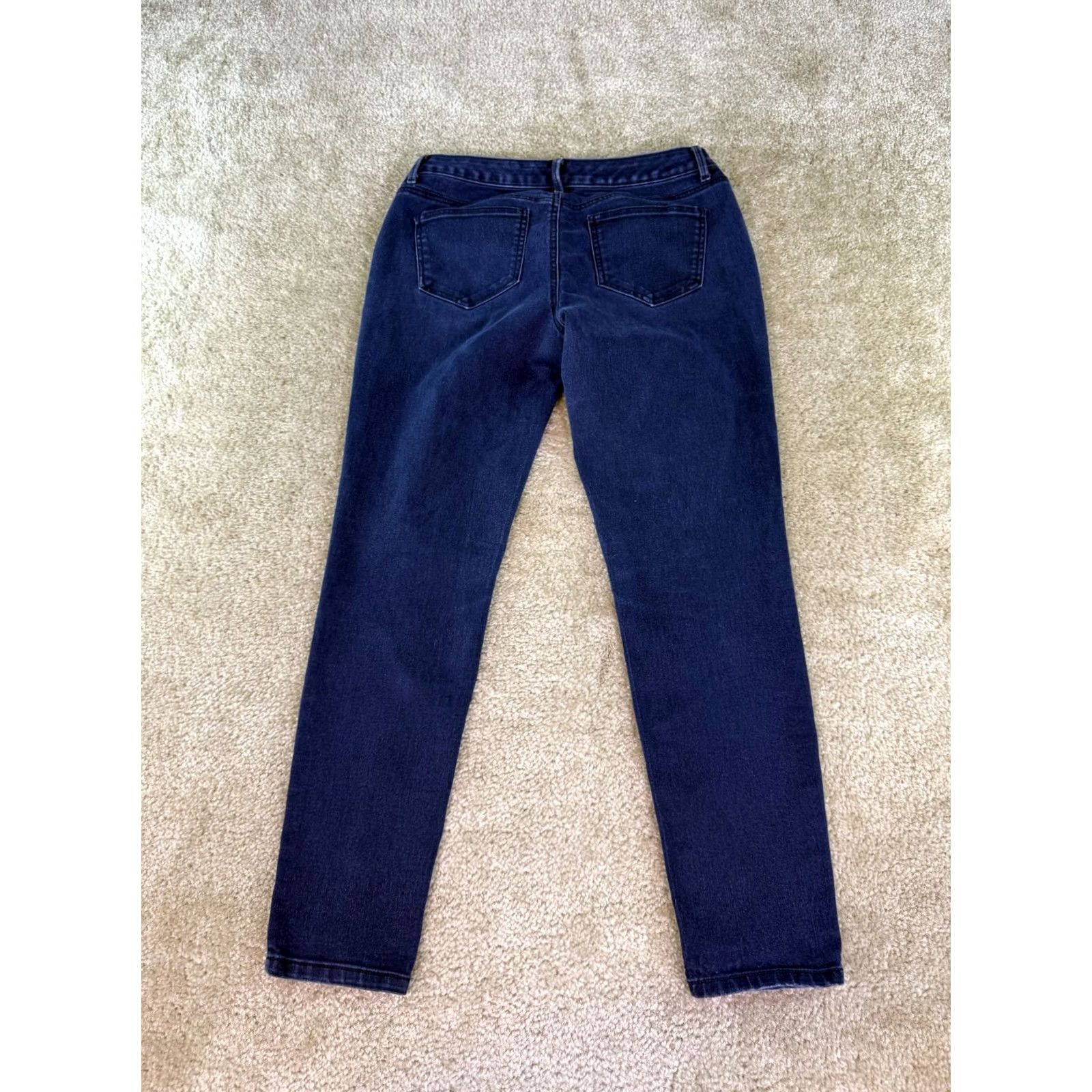 Nine West Nine West Women’s Blue Skinny Cigarette Fit Jeans Size 6/28 D480 Size 28" / US 6 / IT 42 - 4 Thumbnail