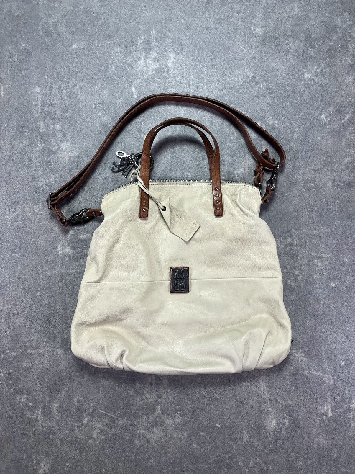 A.S.98 A.S.98 Studded Big Shoulder / Handbag Archive Avantgarde Size ONE SIZE - 2 Thumbnail