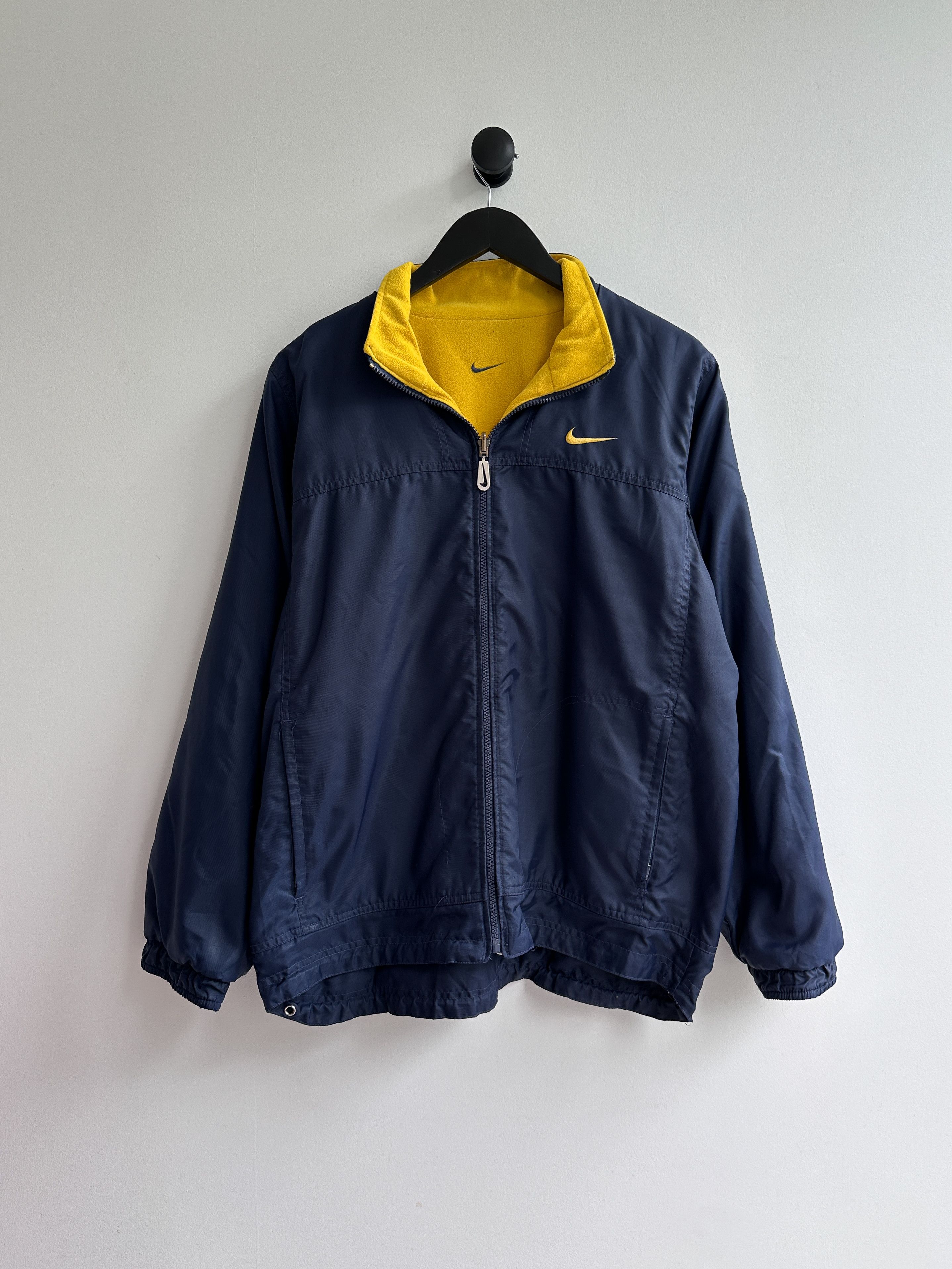 Nike Vintage Nike Reversible Nylon Fleece Jacket Size US M / EU 48-50 / 2 - 3 Thumbnail