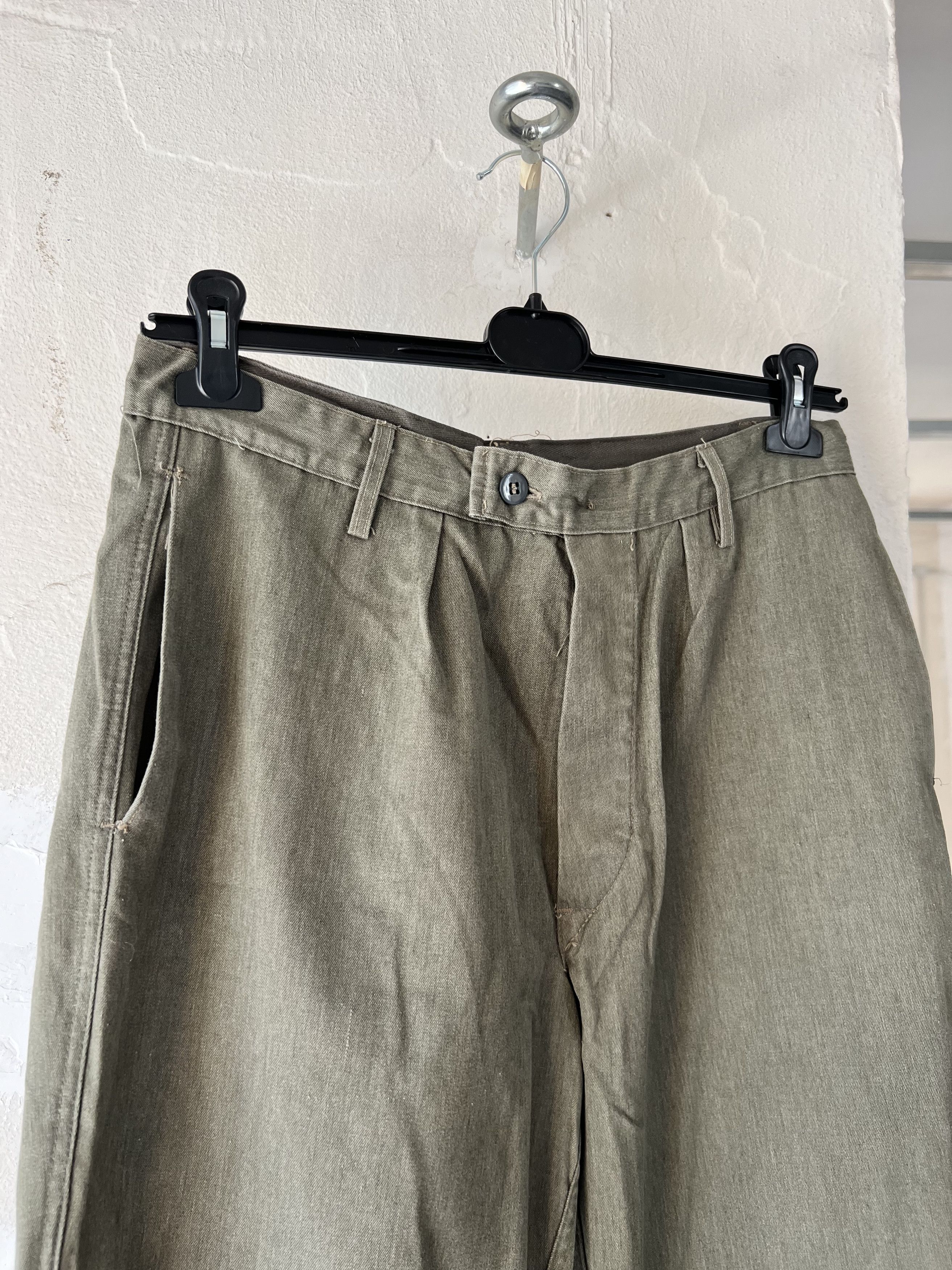 Other World War Vintage Chino Jogger Heavy Cotton Pants Size US 32 / EU 48 - 2 Thumbnail