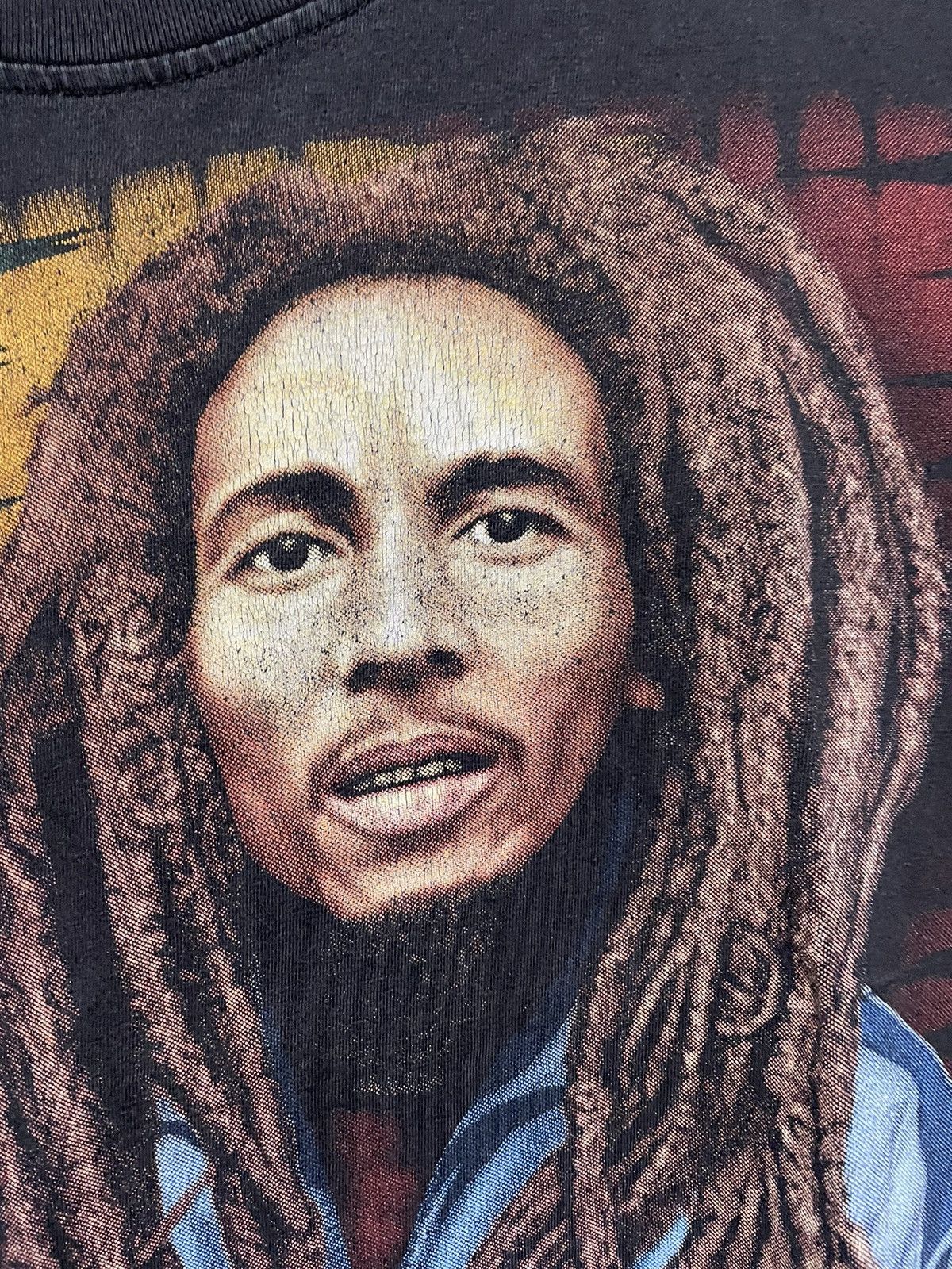 Band Tees Vintage 90s Bob Marley Double Sided Reggae Band Tee Size US M / EU 48-50 / 2 - 6 Thumbnail