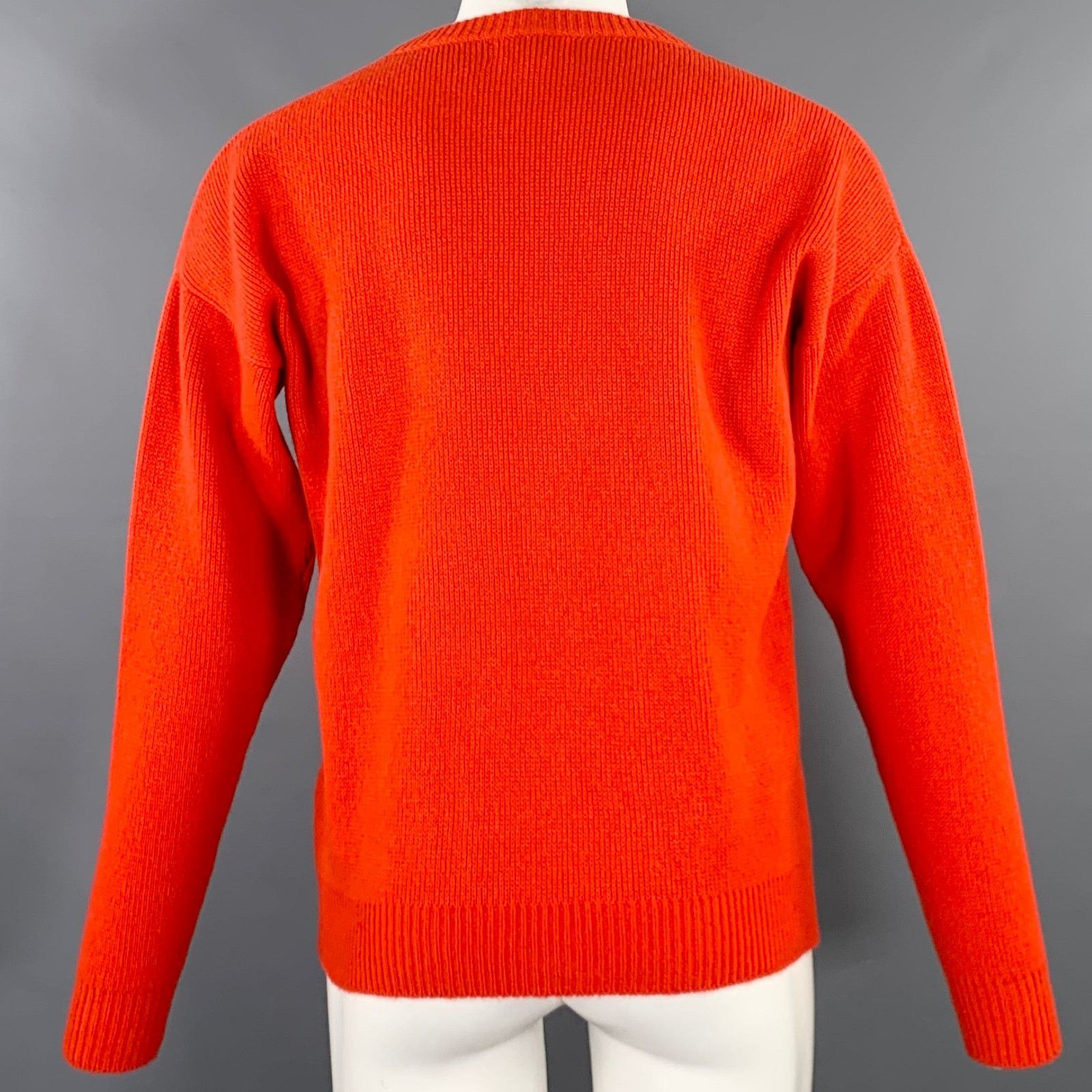 John Elliott JOHN ELLIOTT Size S Red Cashmere Crew Neck Sweater Size US S / EU 44-46 / 1 - 3 Thumbnail