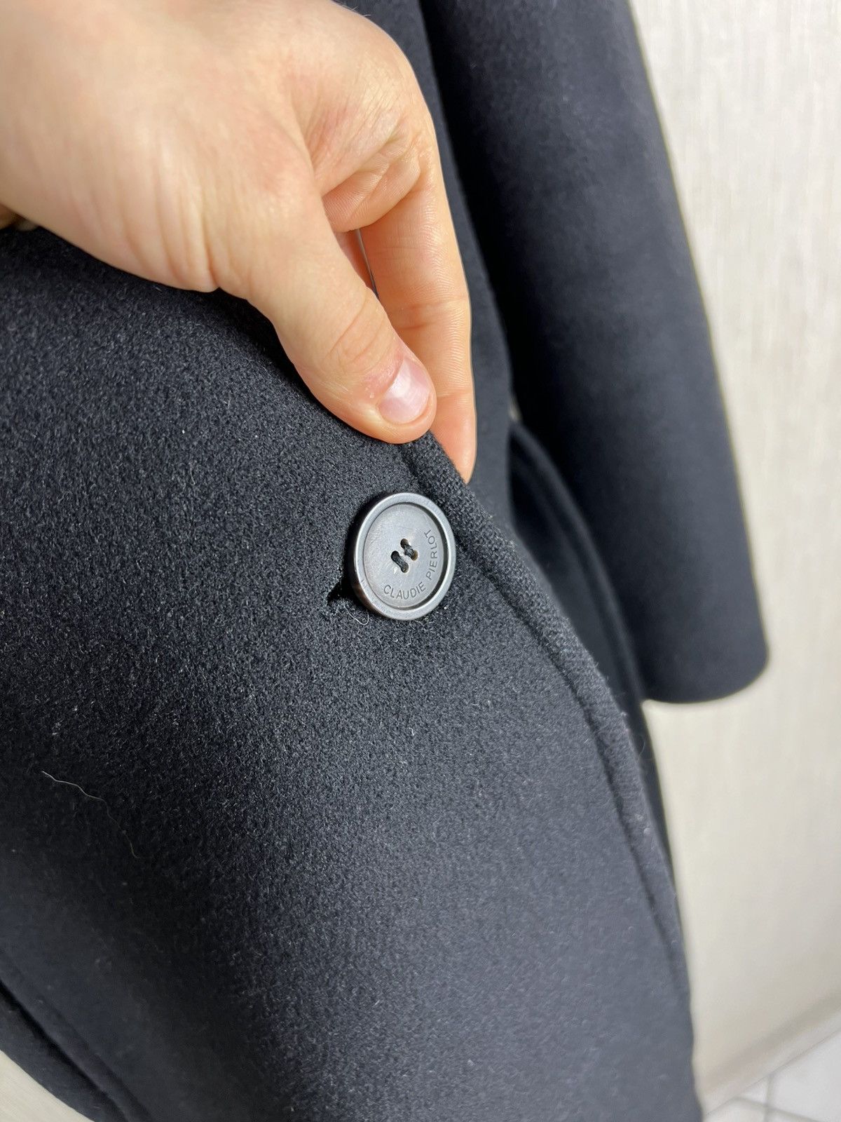 Other Claudie Pierlot Paris long wool coat parka designer jacket Size XS / US 0-2 / IT 36-38 - 12 Thumbnail