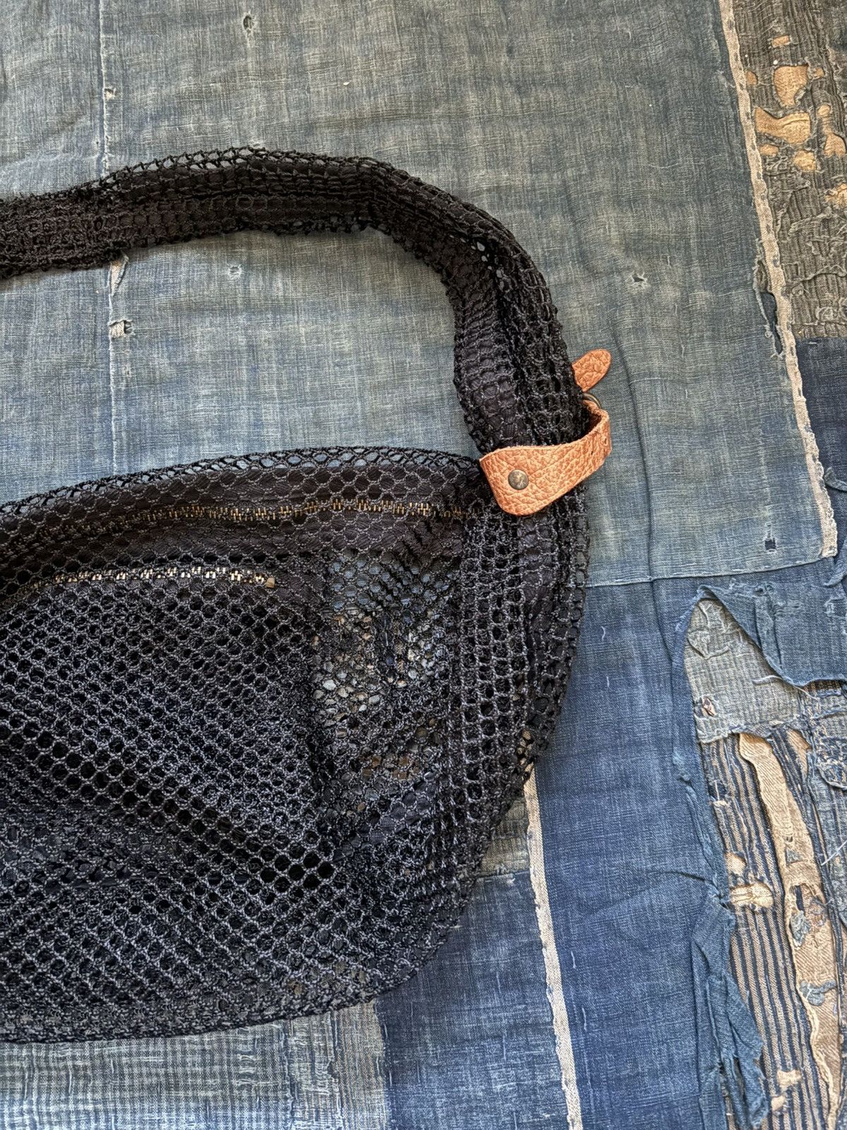 Kapital KAPITAL mesh Bag Snufkin bag black Size ONE SIZE - 9 Thumbnail