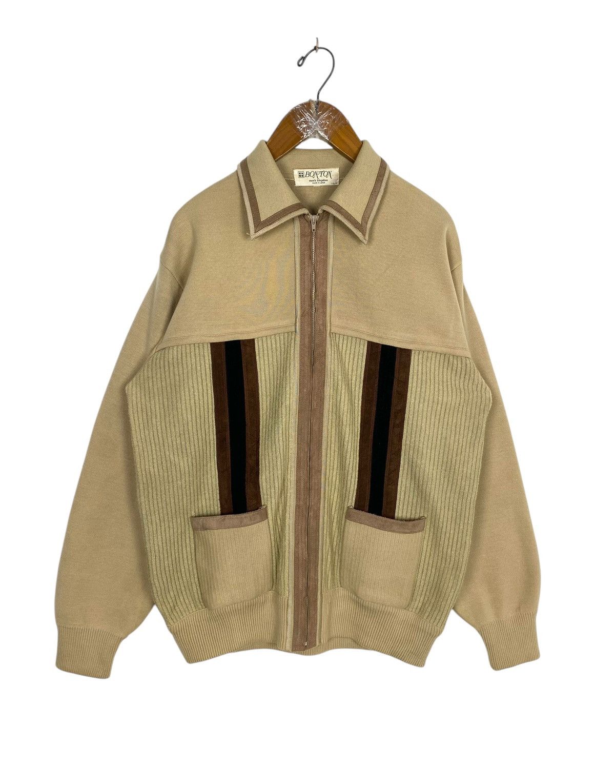 Japanese Brand Rare‼️ Bonton Zipper Sweater Made in Japan Size US M / EU 48-50 / 2 - 1 Thumbnail