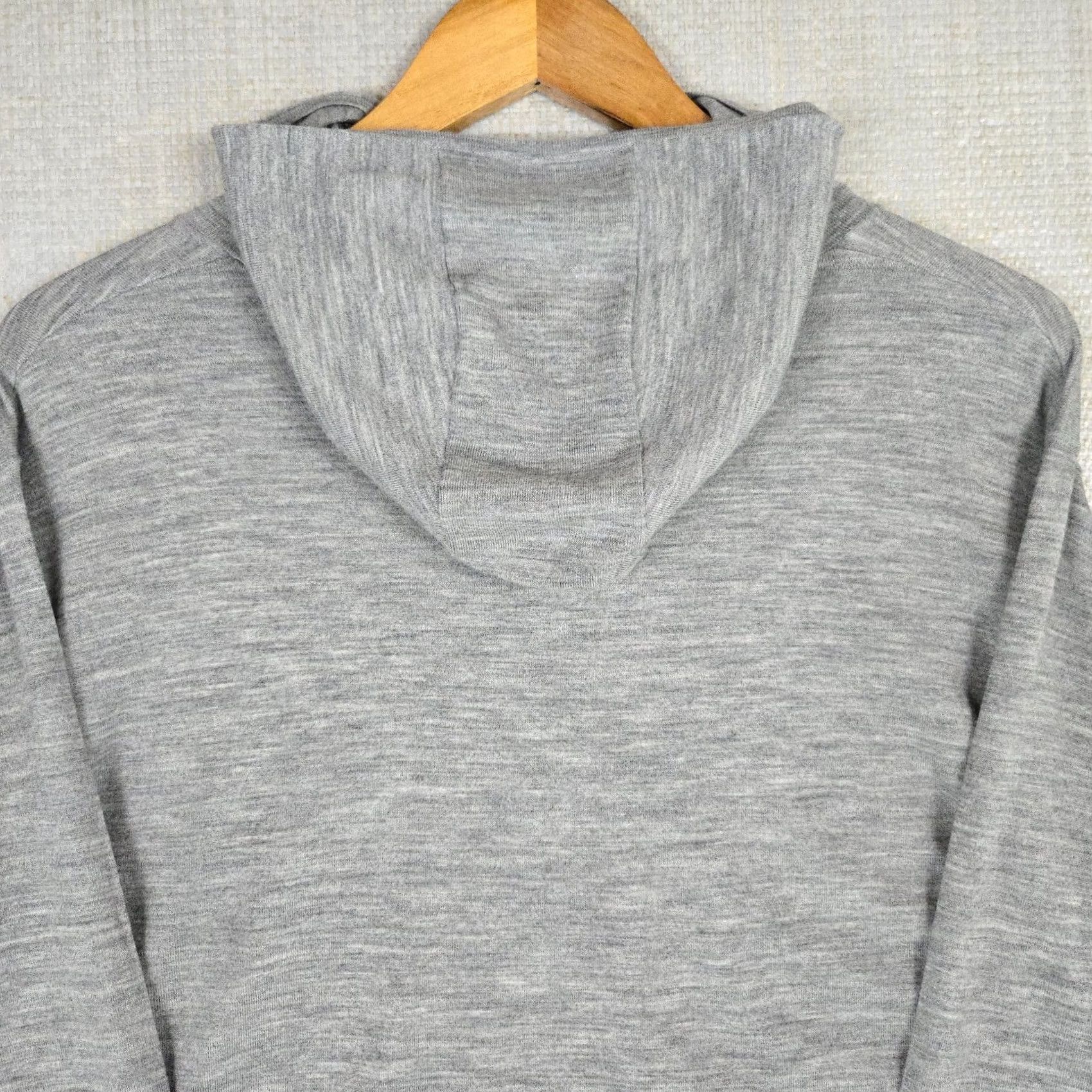 Peter Millar Peter Millar Excursionist Merino Wool Hooded Sweater XL Mens Gray Size US XL / EU 56 / 4 - 7 Thumbnail
