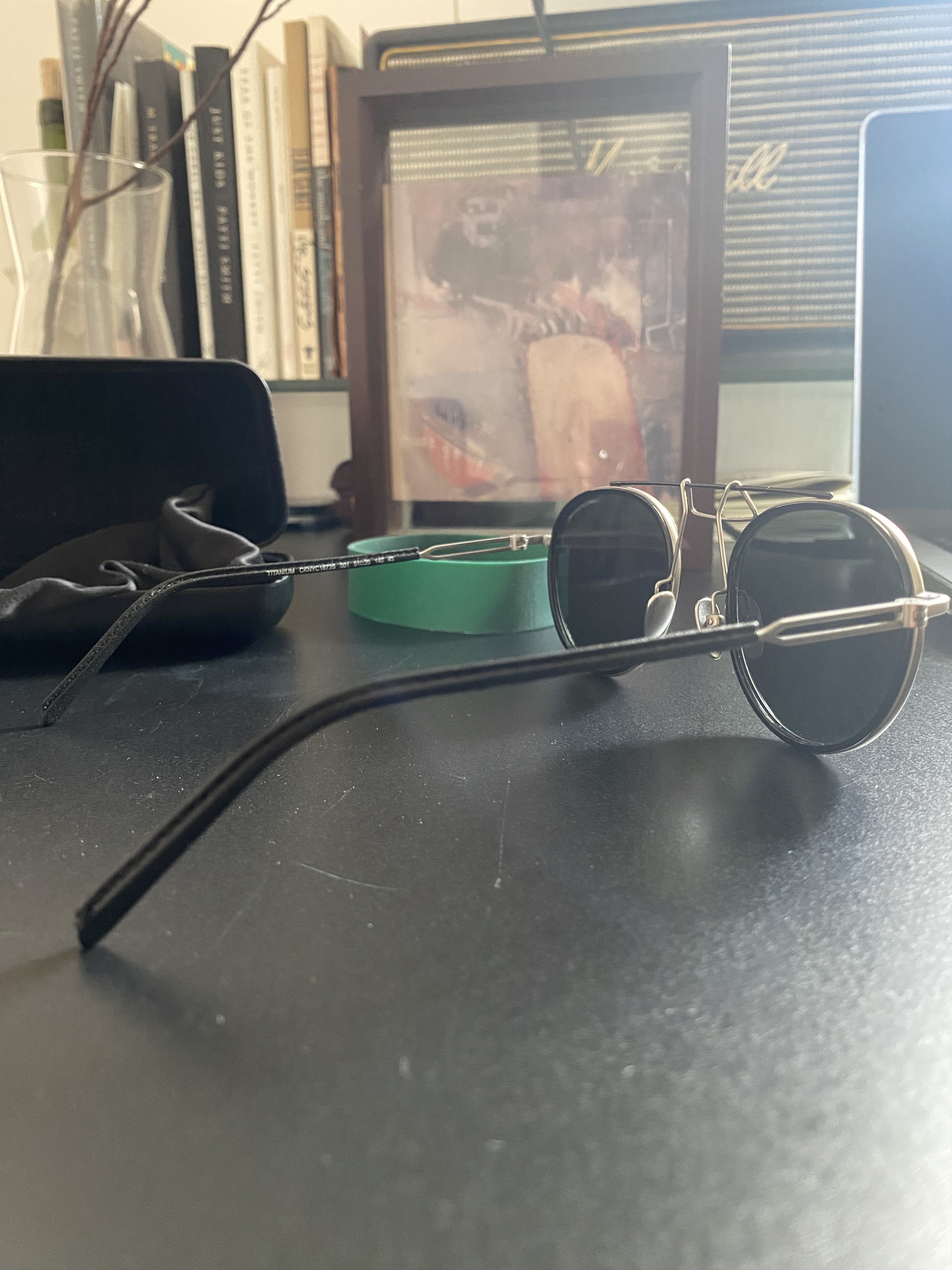 Calvin Klein 205W39NYC Titanium Light weight 205W39NYC Sunglasses Size ONE SIZE - 12 Thumbnail