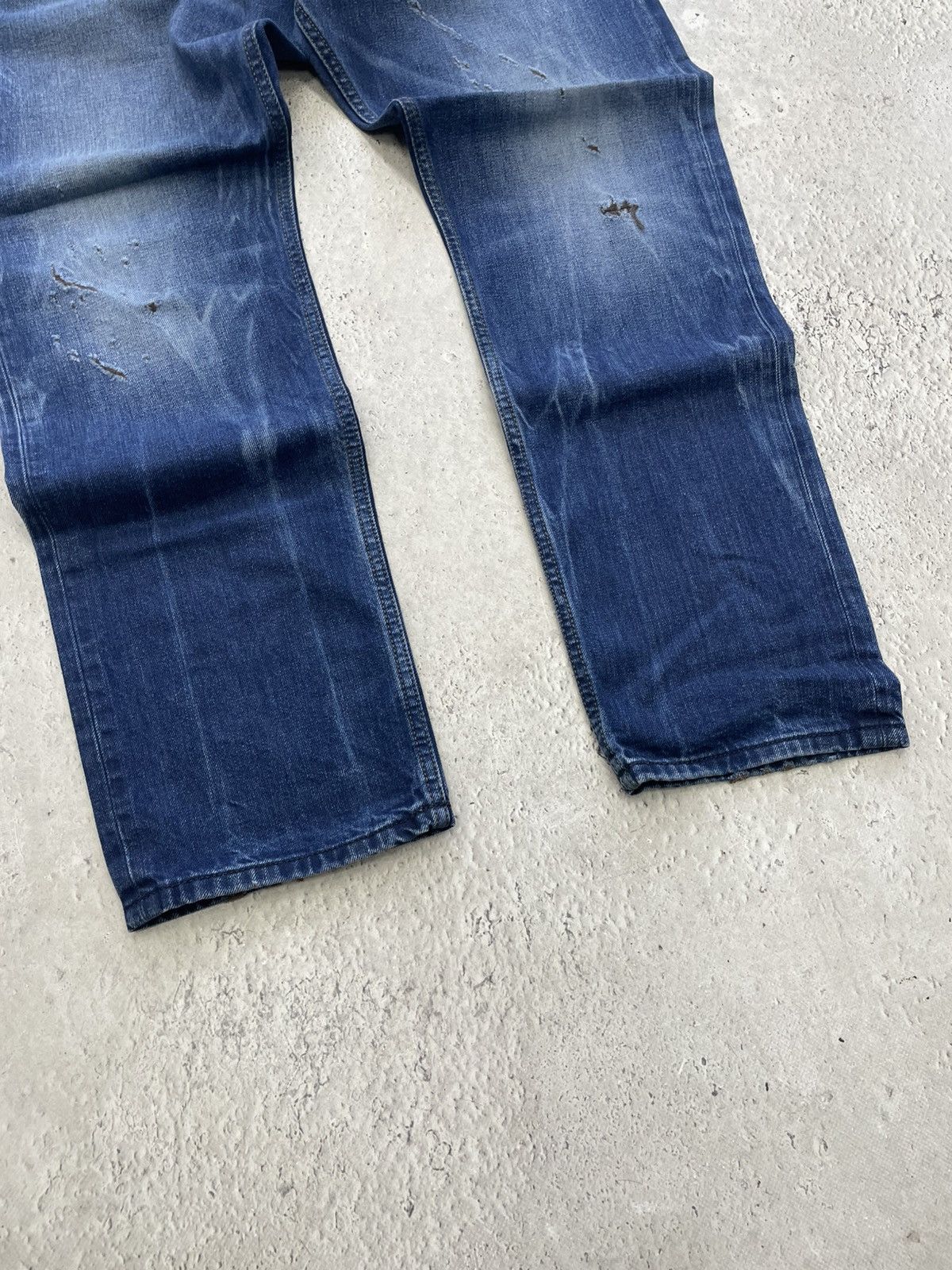 Diesel Diesel washed Distressed y2k jeans pants hype Size US 34 / EU 50 - 5 Thumbnail