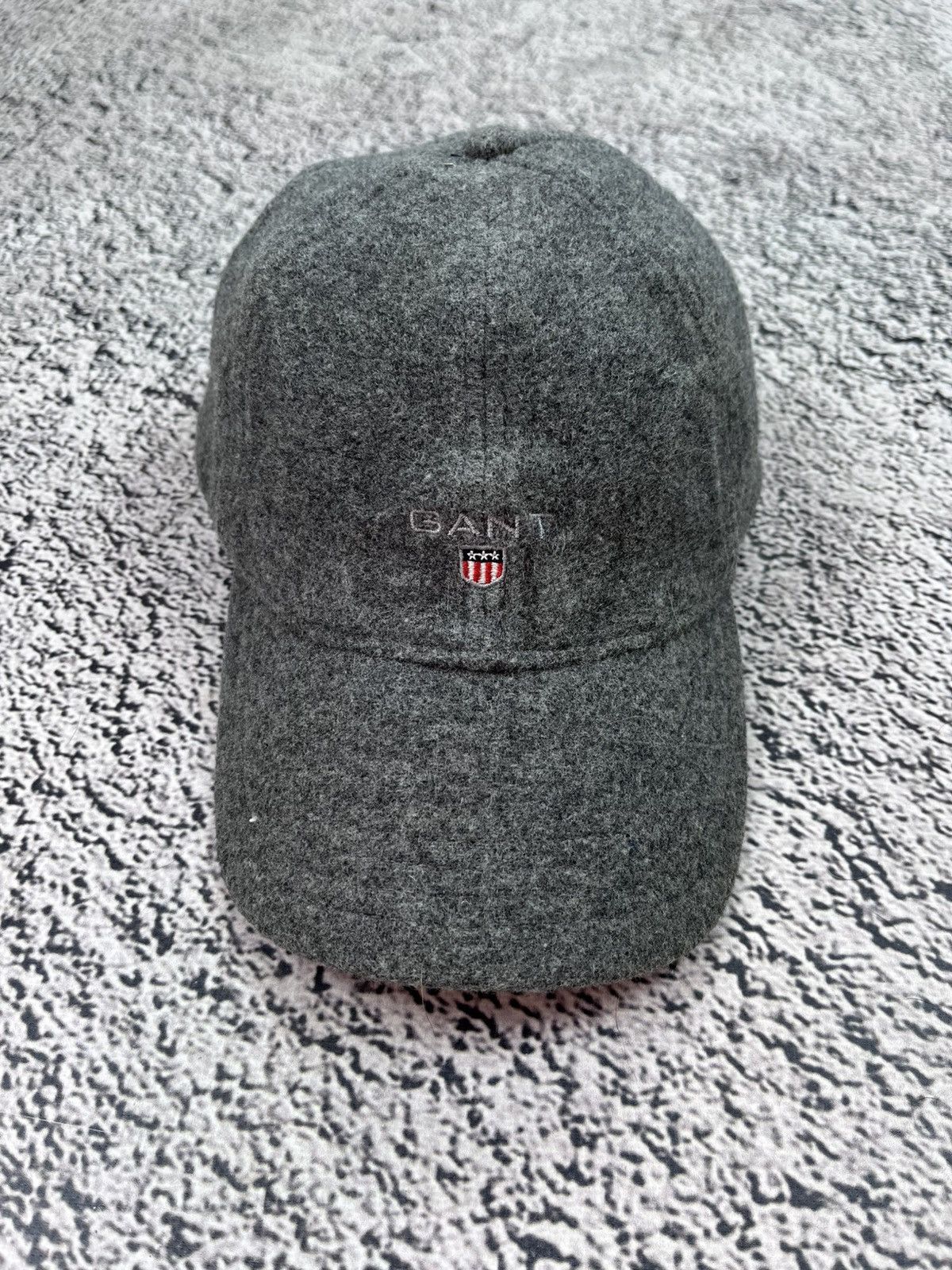 Gant Gant Grey Wool Blend Baseball Cap Hat One Size Old Money Size ONE SIZE - 1 Thumbnail