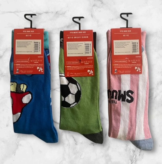 Other Smurfs Cartoon Crew Socks 7-12 (3-Pairs) Size ONE SIZE - 3 Thumbnail
