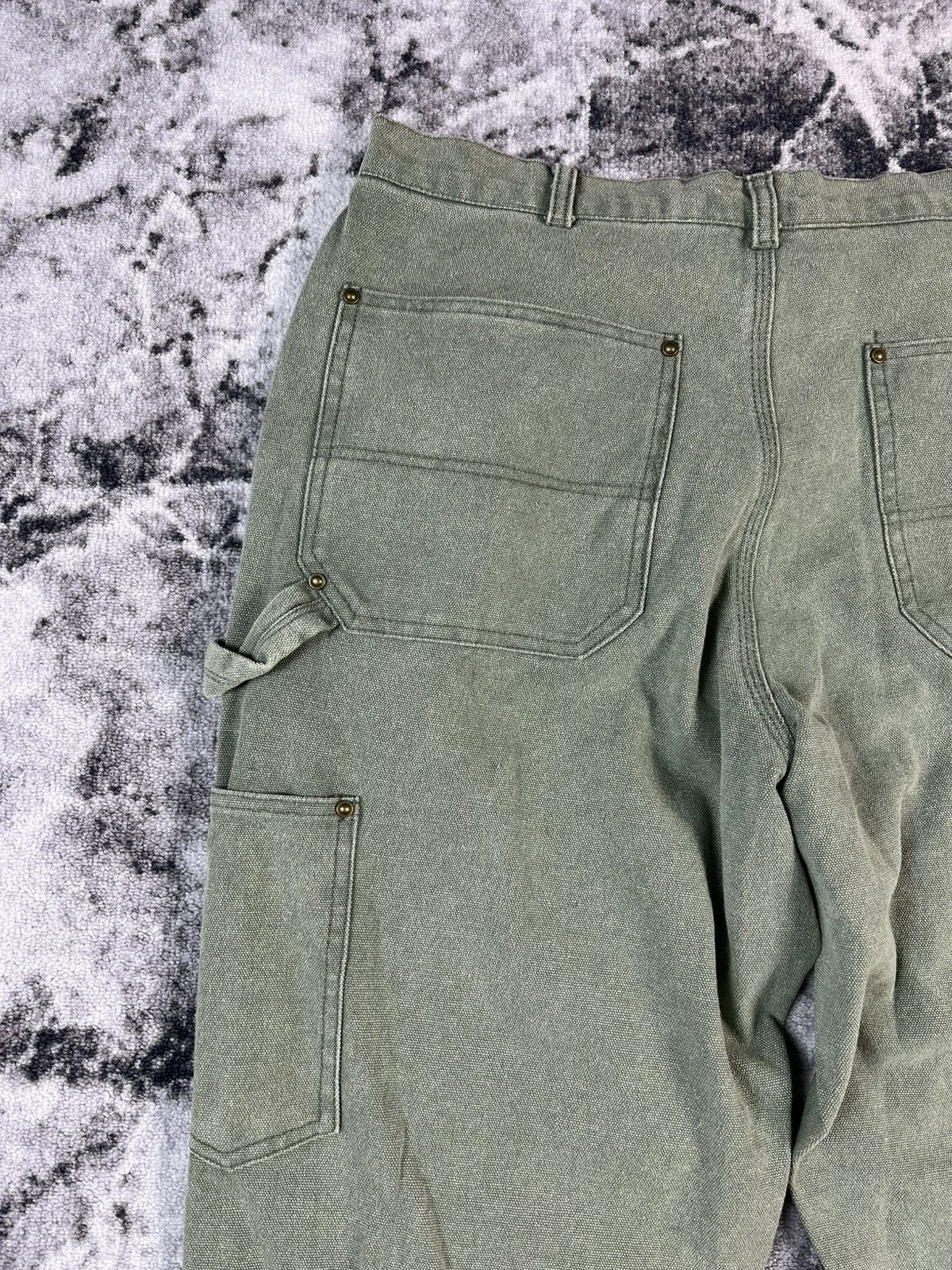 Carhartt Carhartt Green Work Pants Cargo Loose Fit W34 USA Size US 34 / EU 50 - 11 Thumbnail