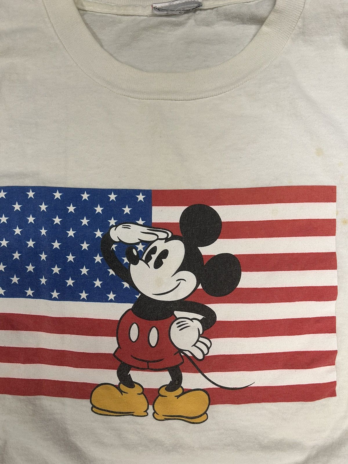 Mickey Mouse Vintage Essential 90s Mickey Mouse USA Disney Tee Shirt Size US XL / EU 56 / 4 - 2 Thumbnail