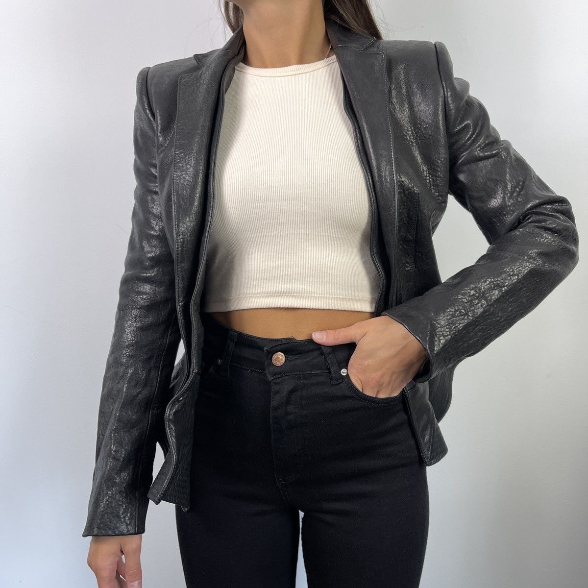 Haider Ackermann HAIDER ACKERMAN leather jacket Size XS / US 0-2 / IT 36-38 - 4 Thumbnail